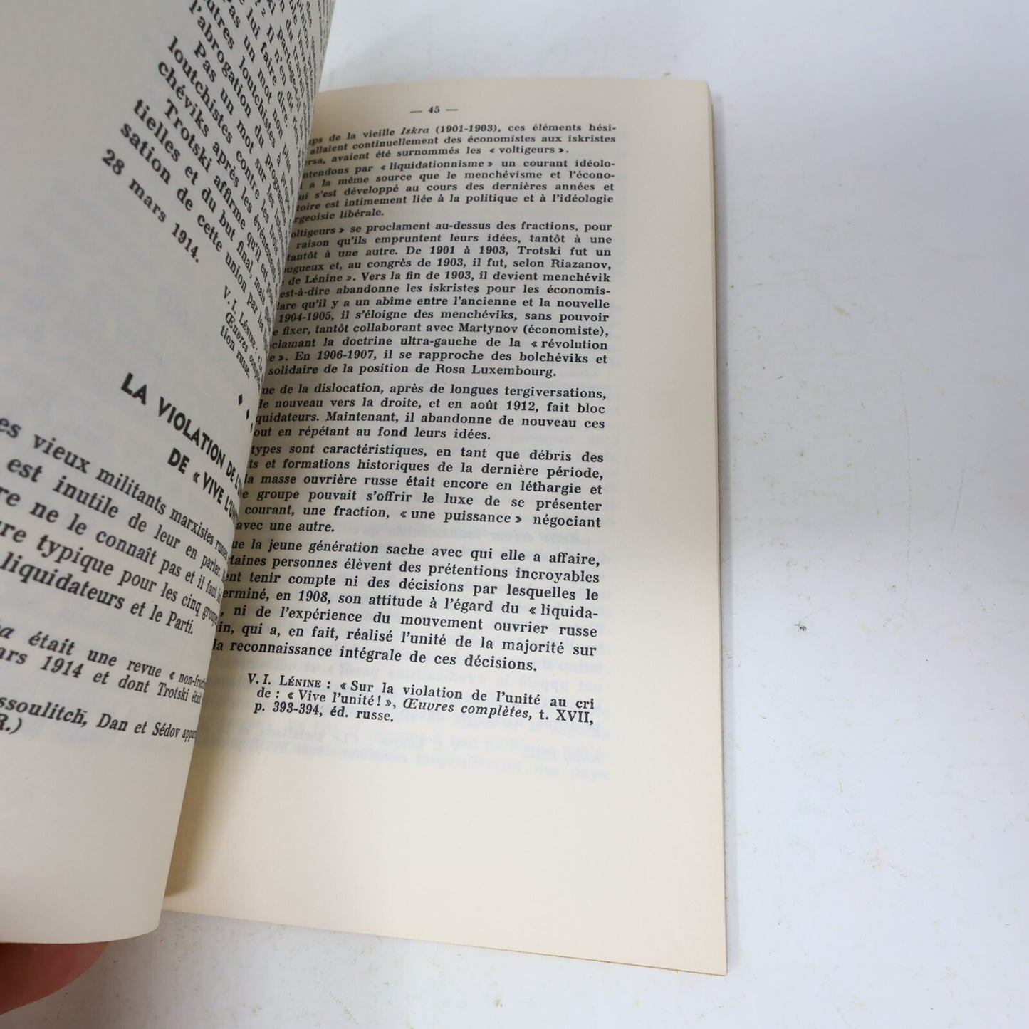 1971 Troski et le Troskisme Léon Trotski Éditions Norman Bethune Philosophie 70s