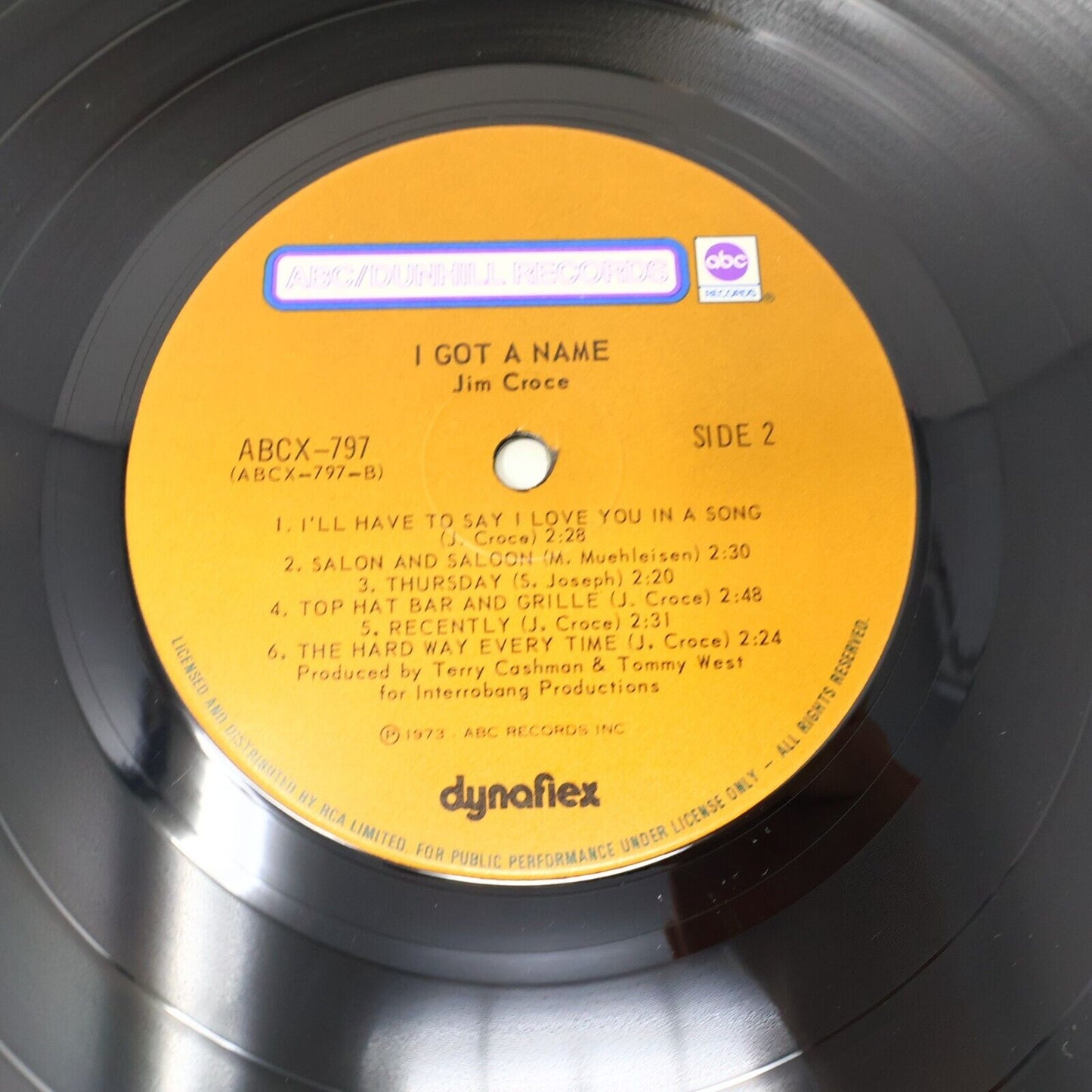 Jim Croce I Got A Name LP Record 1973 ABCX-797 Have To Say I Love You In a Song