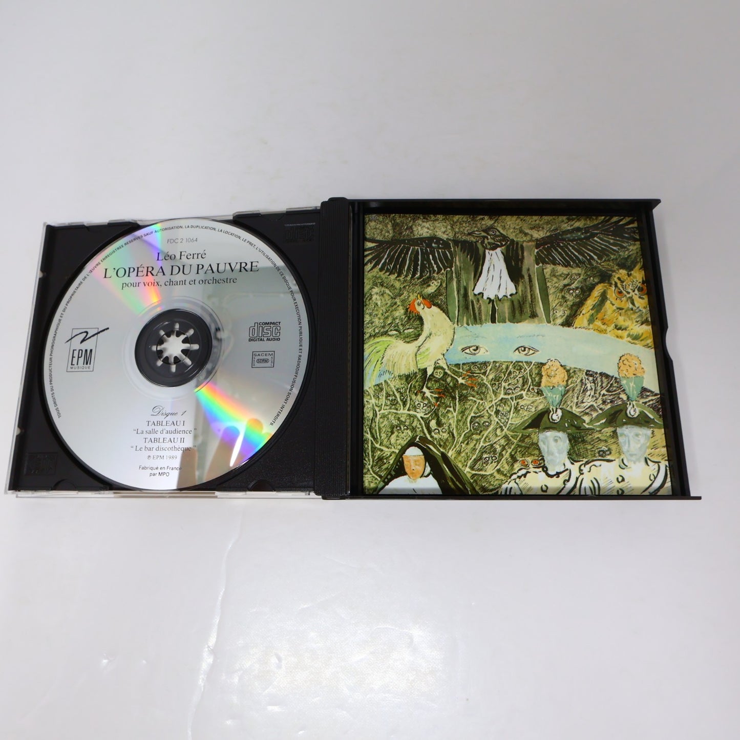 Léo Ferré Lot 4 CD Avec Le Temps/Au Théâtre Des Champs-Élysées/L'Opéra du Pauvre