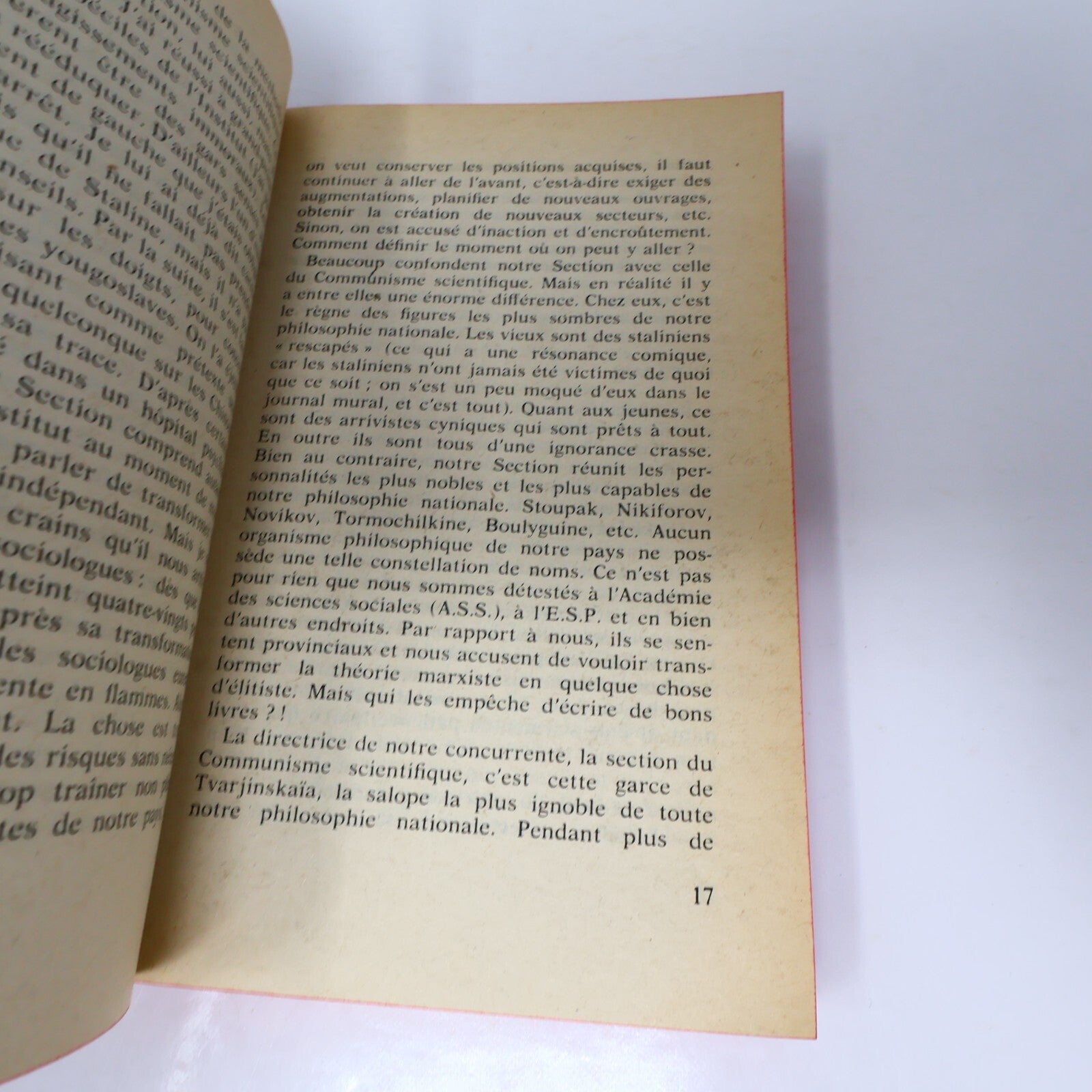 L'Avenir Radieux Aleksandr Zinoviev Poche 1979 Littérature Société Russie Livre