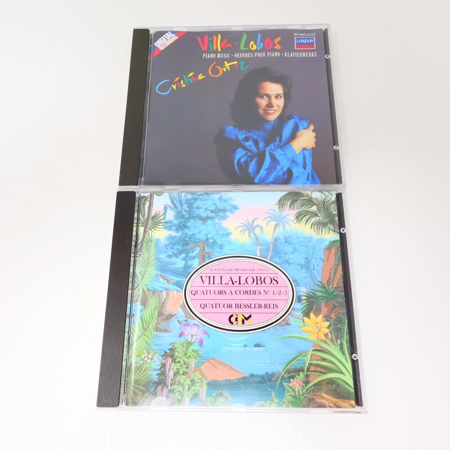 Villa-Lobos 10 CD Lot String Quartets/5 Pianos Concertos/Choros Classical Latin