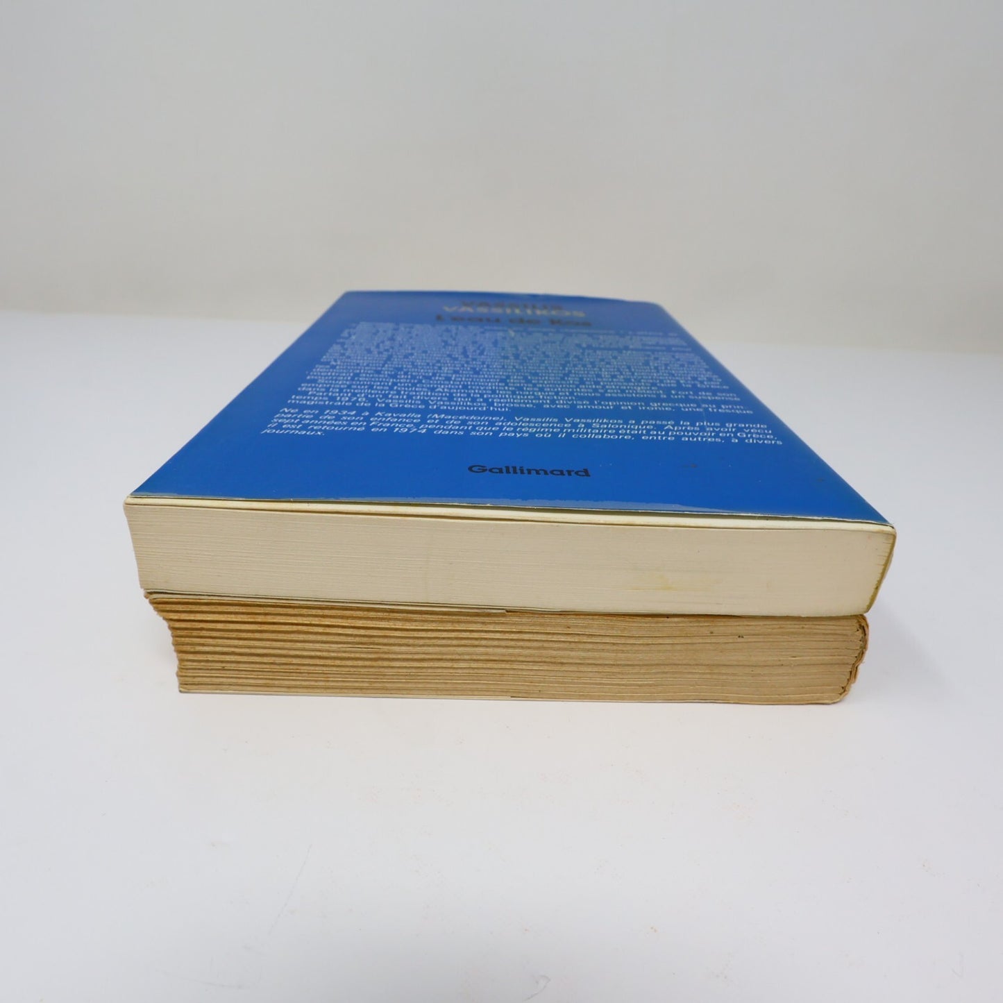 Vassilis Vassilikos Lot 2 Livres Gallimard/Nrf L'Eau de Kos/Z Fiction Historique