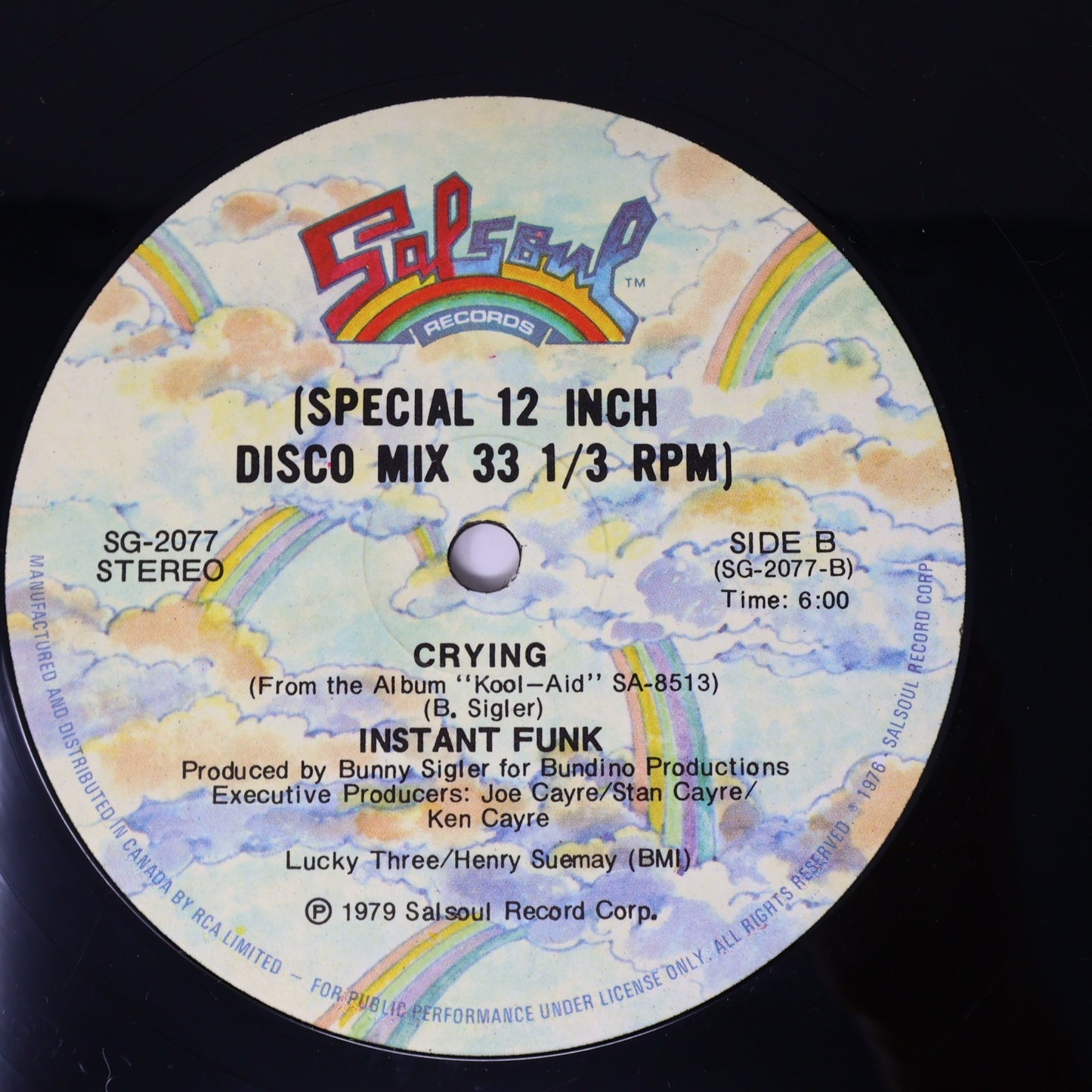 Instant Funk I Got My Mind Made Up Record 12" Disco Single Mix Salsoul SG-2077