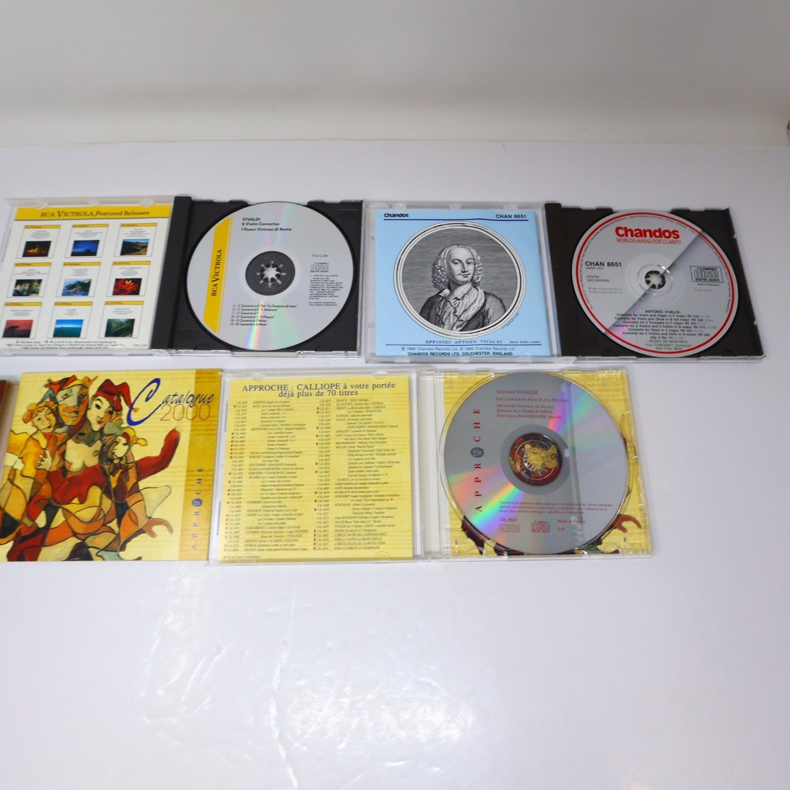 Vivaldi 11 CD Lot Le Quattro Stagioni/6 Violins Concertos/Flute Concertos op 10