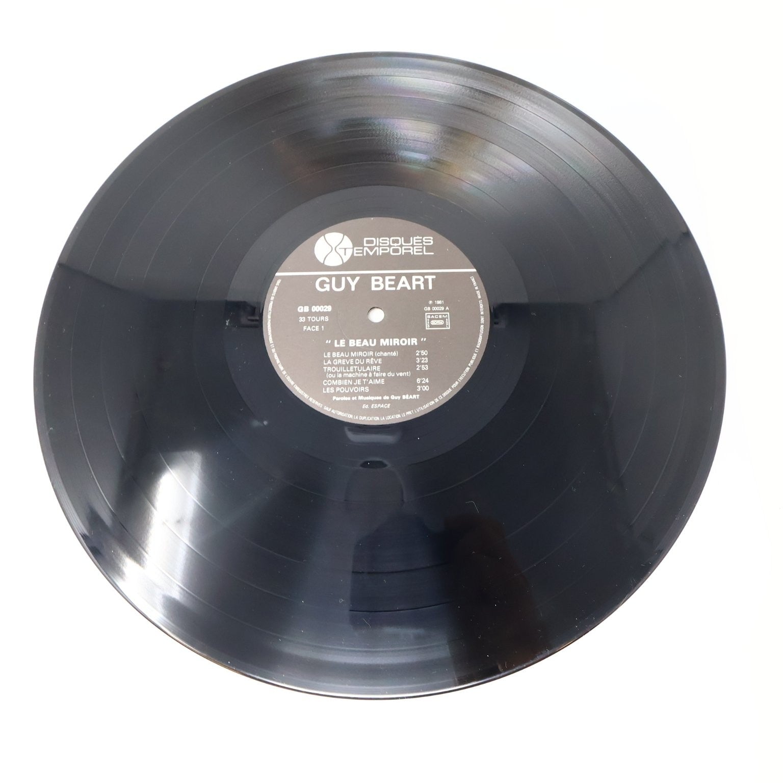 Guy Béart Lot 4 Disques Record Fenêtre/Espérance Folle/Beau Miroir/Renaissances