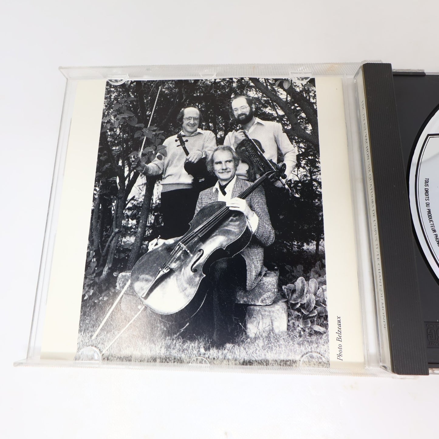 Pierre Vachon Les Six Quatuors de l'Opus 11 CD Trio à Cordes de Paris 80s