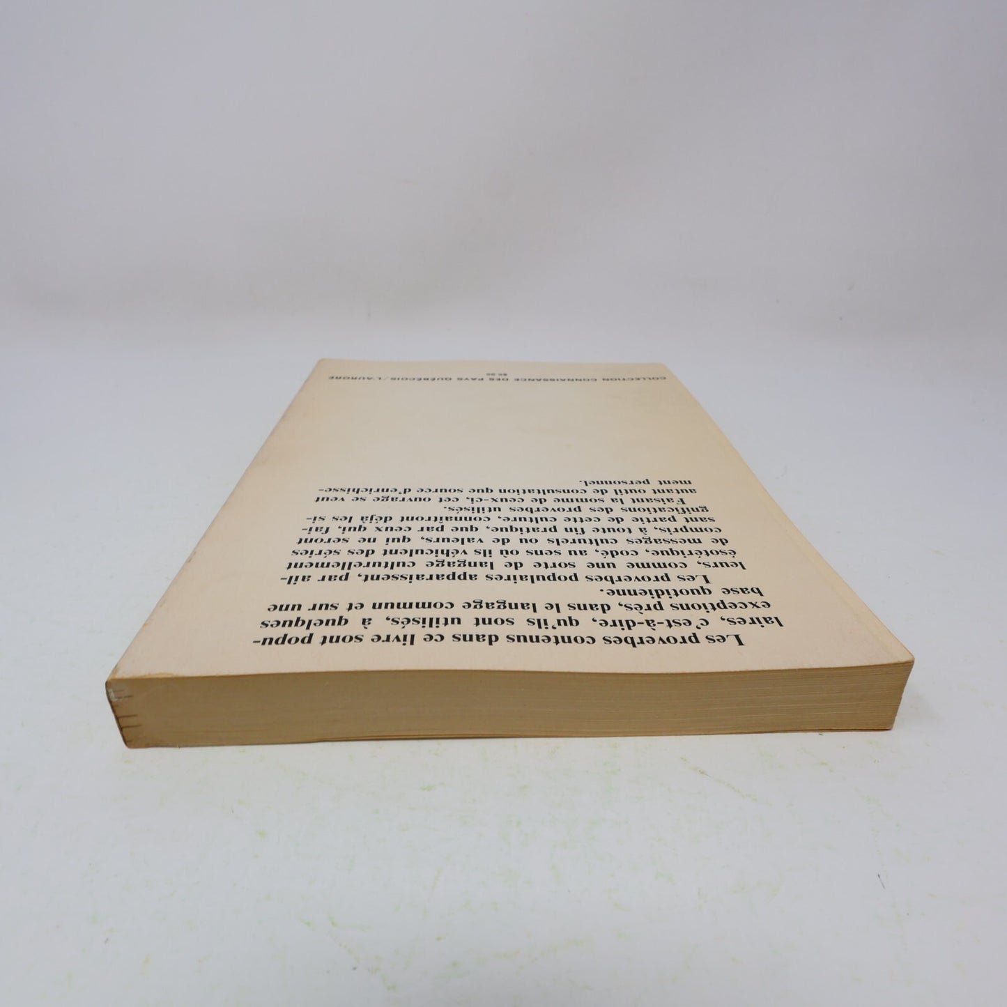 1974 Le Livre de Proverbes Québécois Pierre Desruisseaux L'Aurore Langue 70s PB