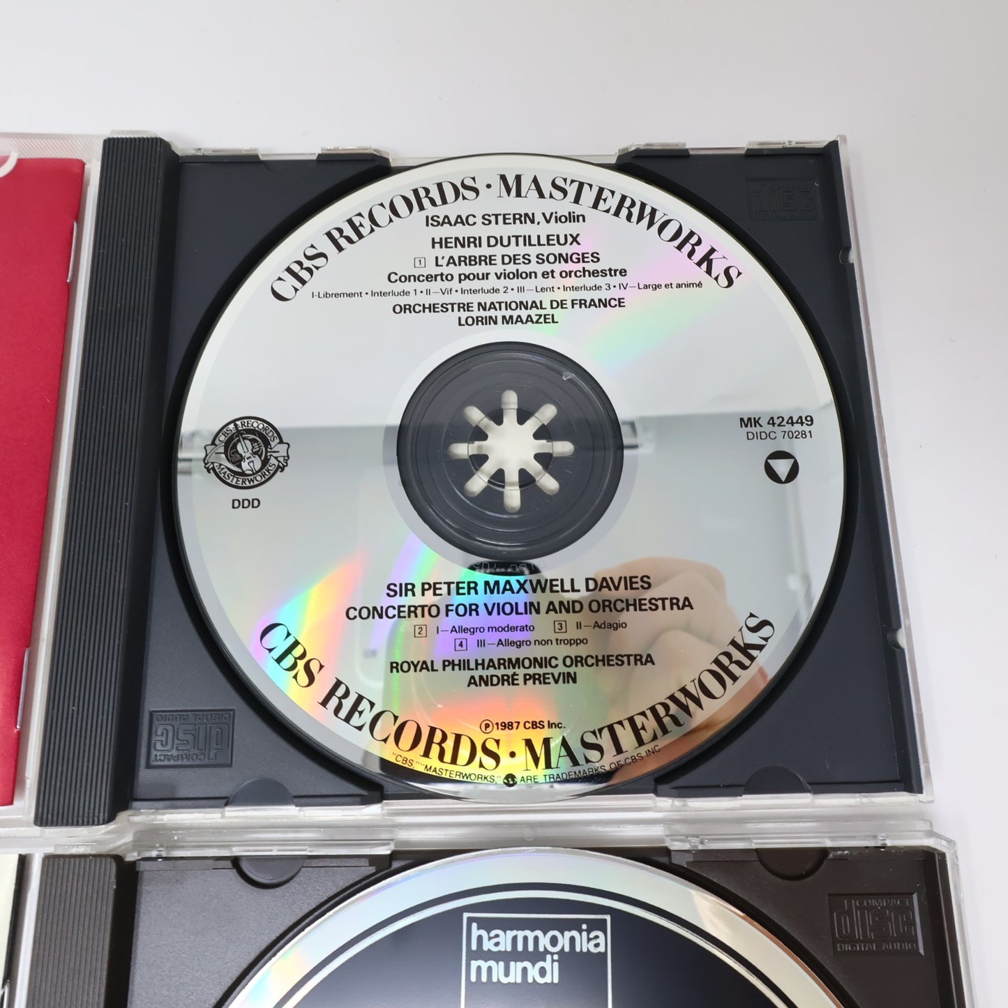 Henri Dutilleux 2 CD Lot L' Arbre Des Songes/Symphonie #1 Lorin Maazel/Previn
