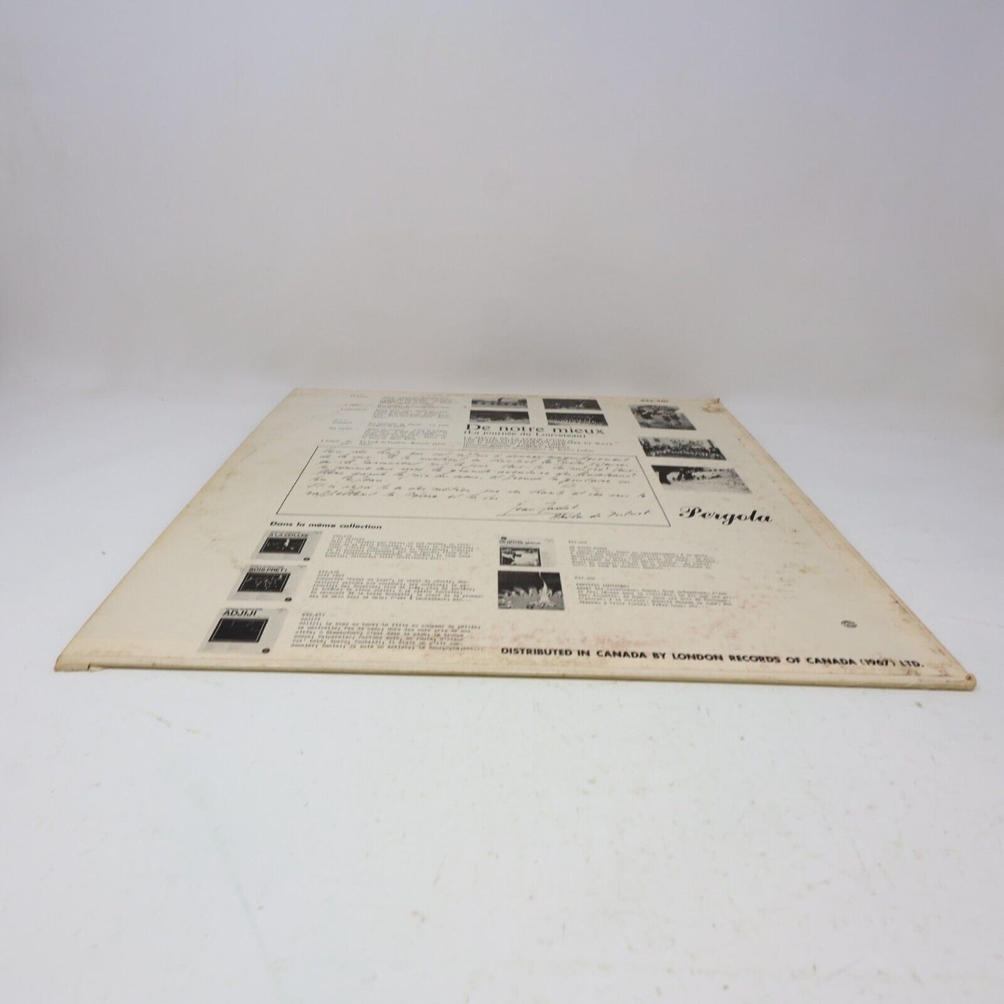 De Notre Mieux La Journée du Louveteau Chants du Scoutisme Disque LP 1967 Scouts