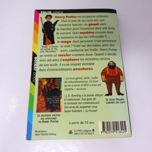 Harry Potter à l'École des Sorciers 1ère Édition Illustrée octobre 1999 Rowling