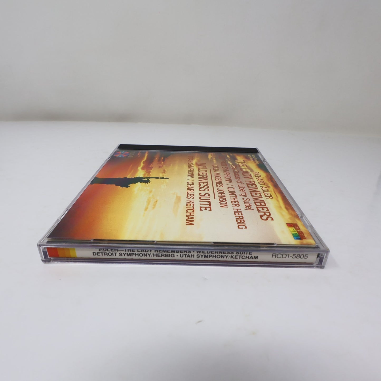Richard Adler The Lady Remembers/Wilderness Suite CD Gunther Herbig/Ketcham 1986