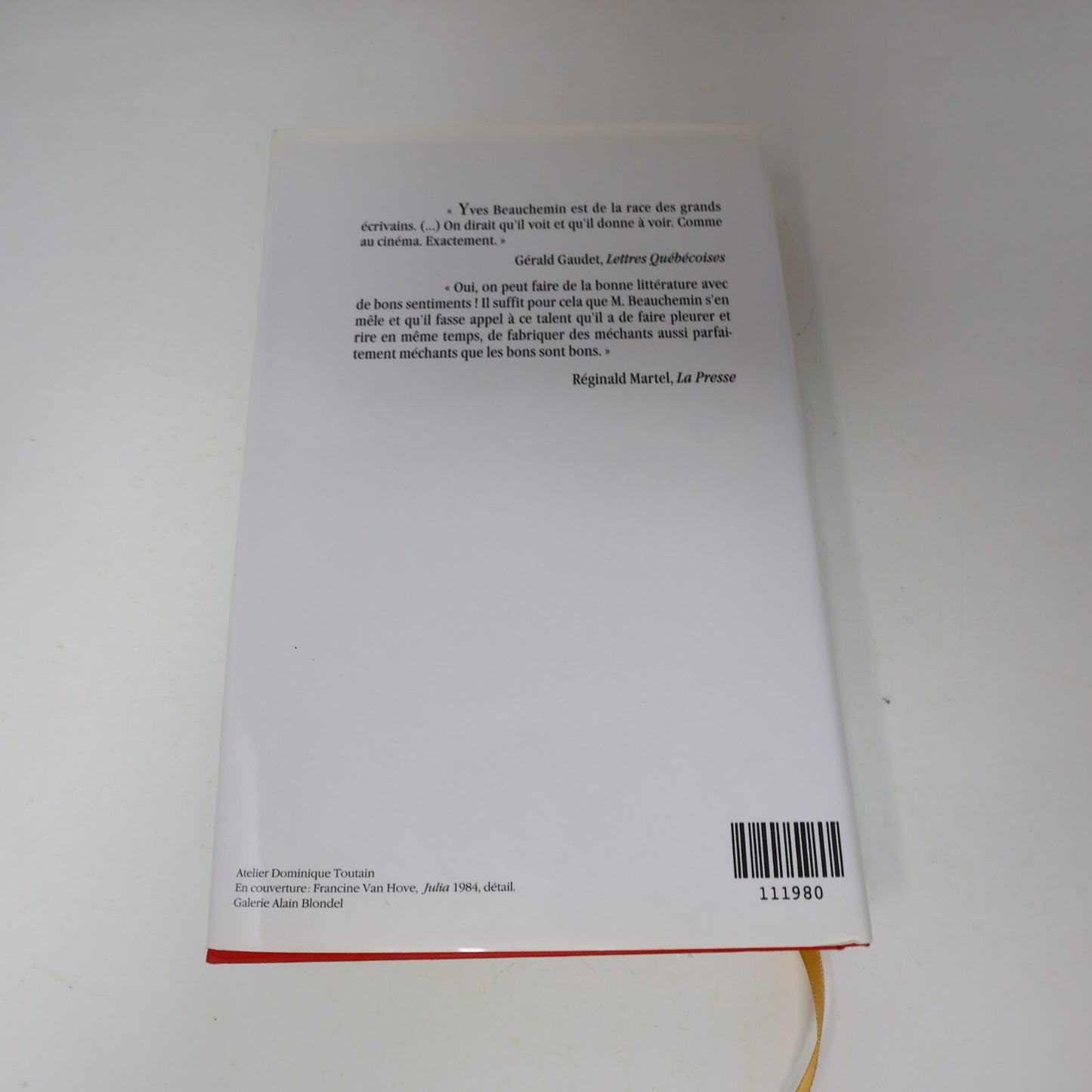 Yves Beauchemin Lot 2 Livres Juliette Pomerleau/Le Second Violon Roman Québec
