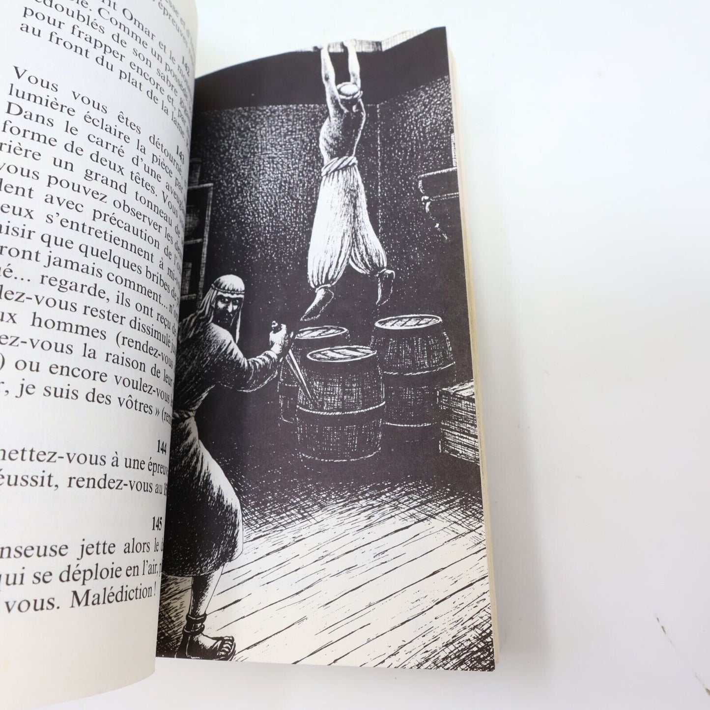 1985 L'Oeil Noir #3 La Fille du Calife LDVELH Jeu dont vous êtes le héros RPG PB