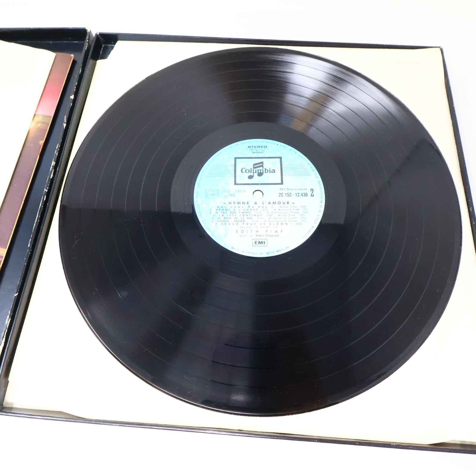 Édith Piaf Lot 4 Disques Record Hymne À L'amour/Definitive Piaf/Tête-à-Tête
