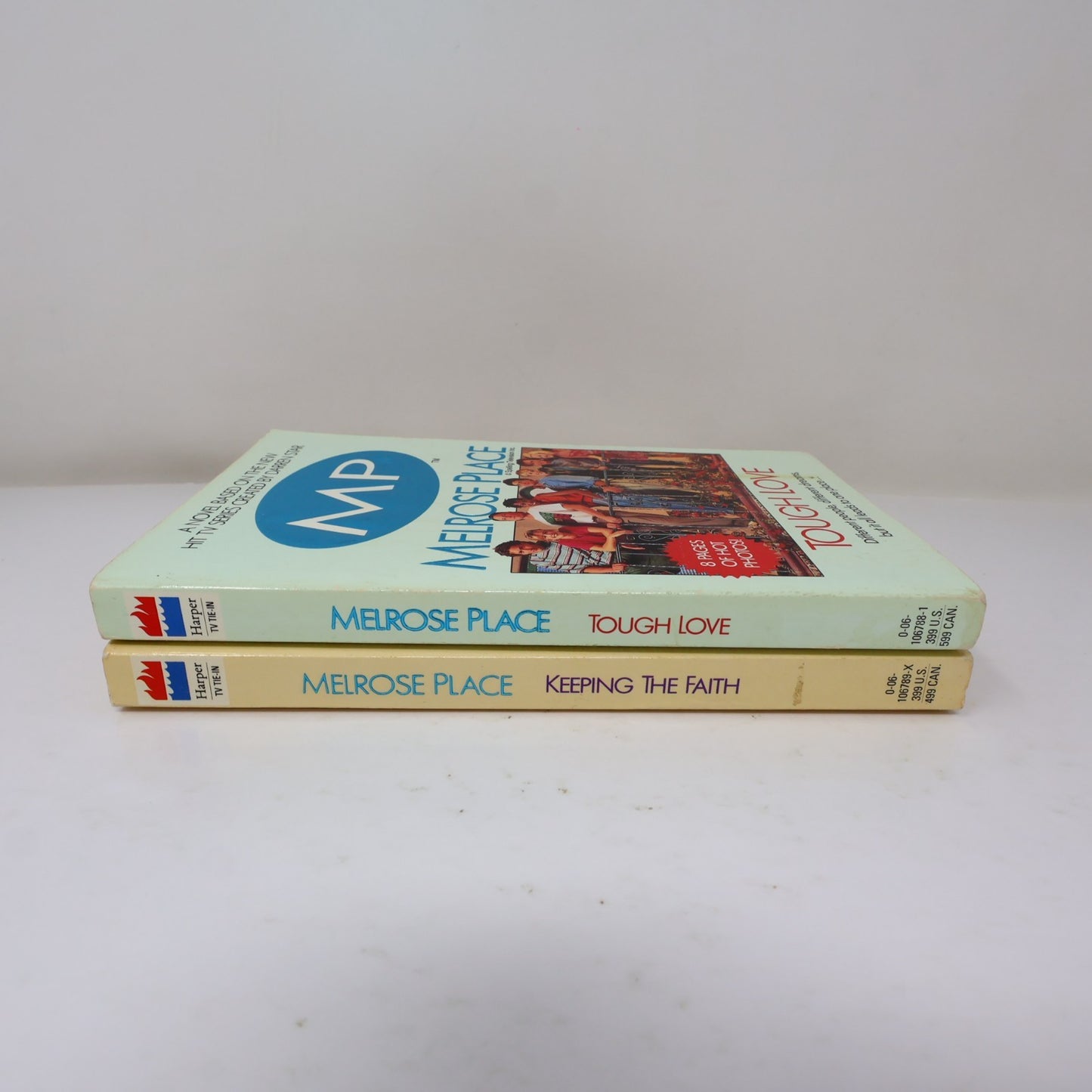 Melrose Place 2 Books Lot Tough Love/Keeping the Faith Dean James Harper Tv PB