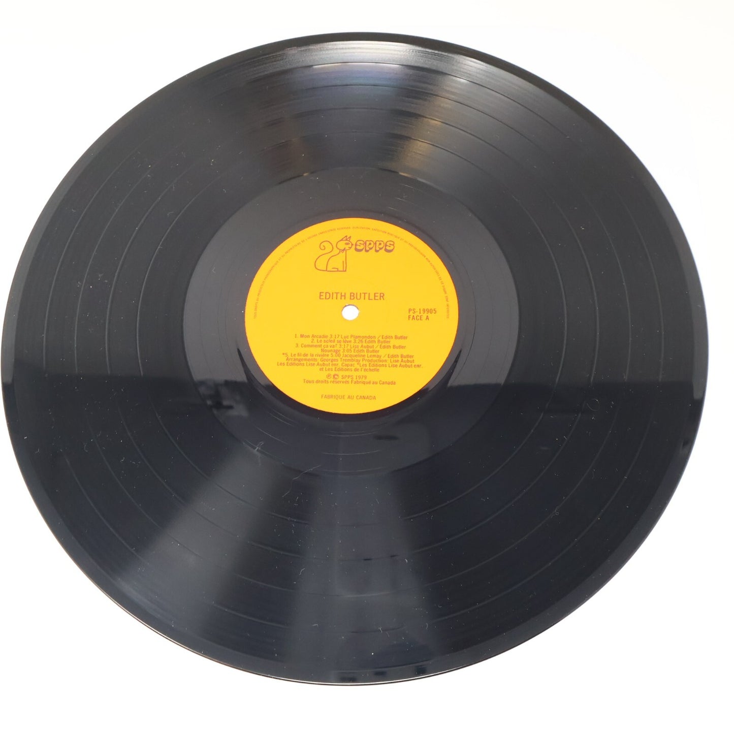 Edith Butler Lot 2 Disques LP Record Vinyl L'Espoir/Asteur Qu'on est Là....