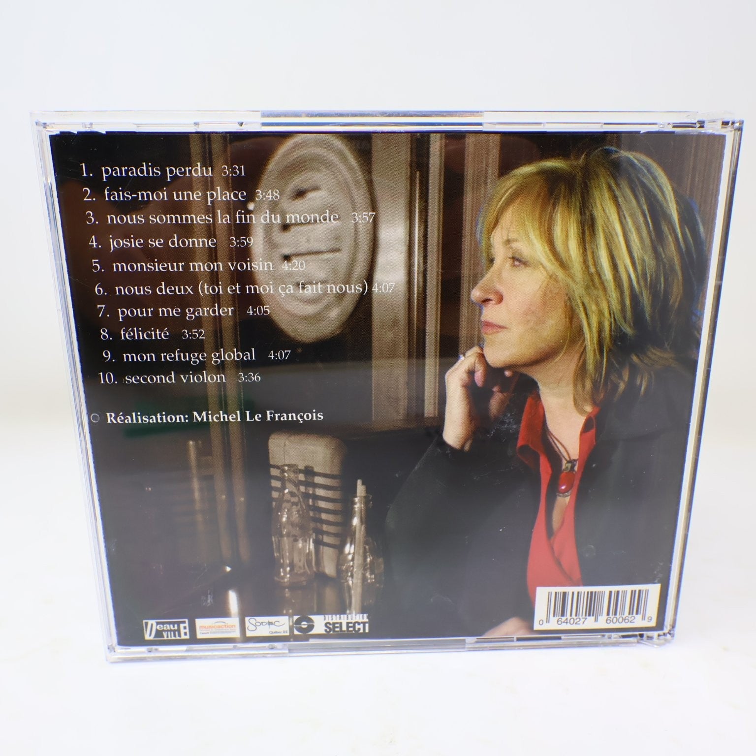 Francine Raymond Paradis Perdu CD 1998 Quebec Pop Deauville Fais-Moi une Place
