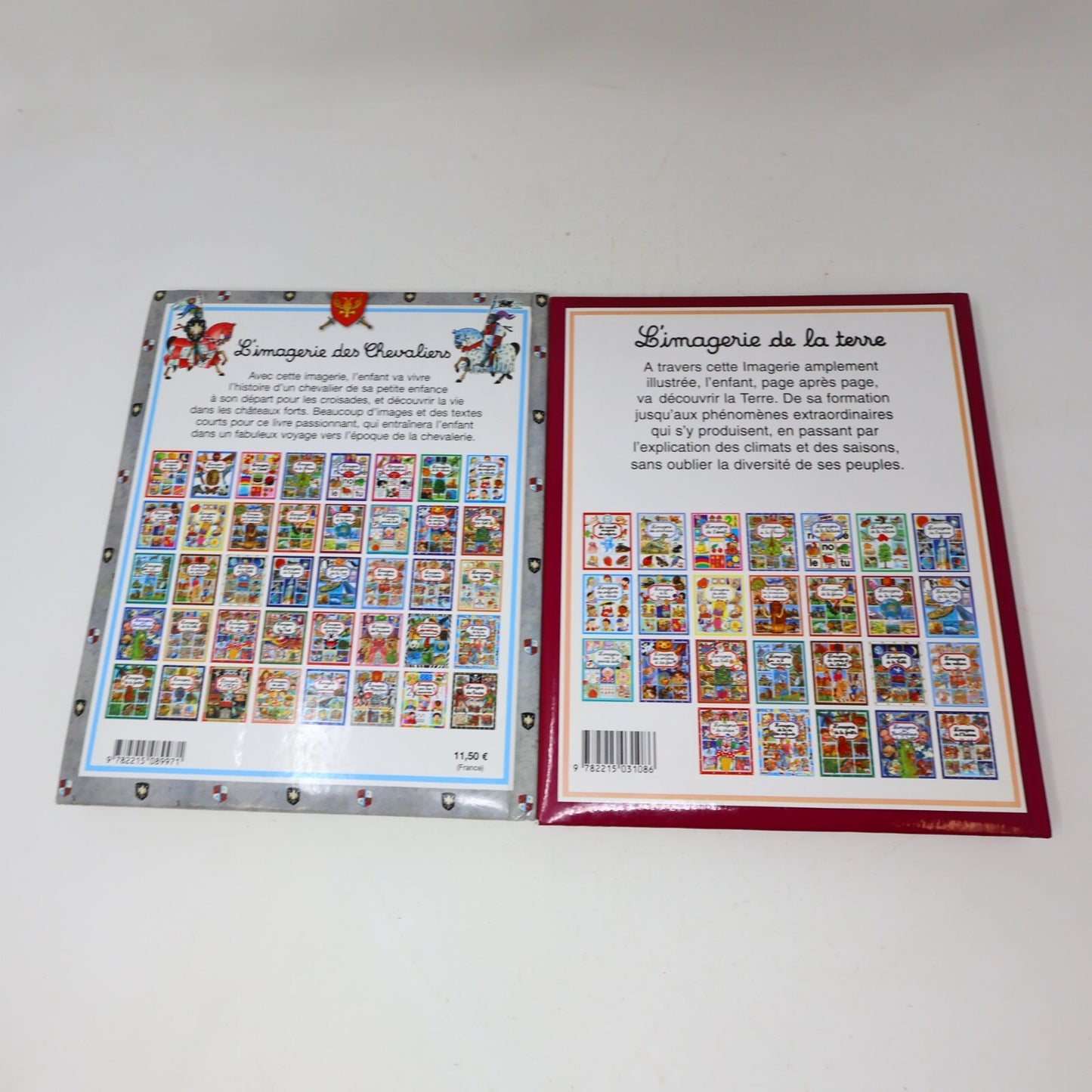 L'Imagerie Lot 9 Livres Ferme/Corps Humain/Avions/Arts/Petites Bêtes Français