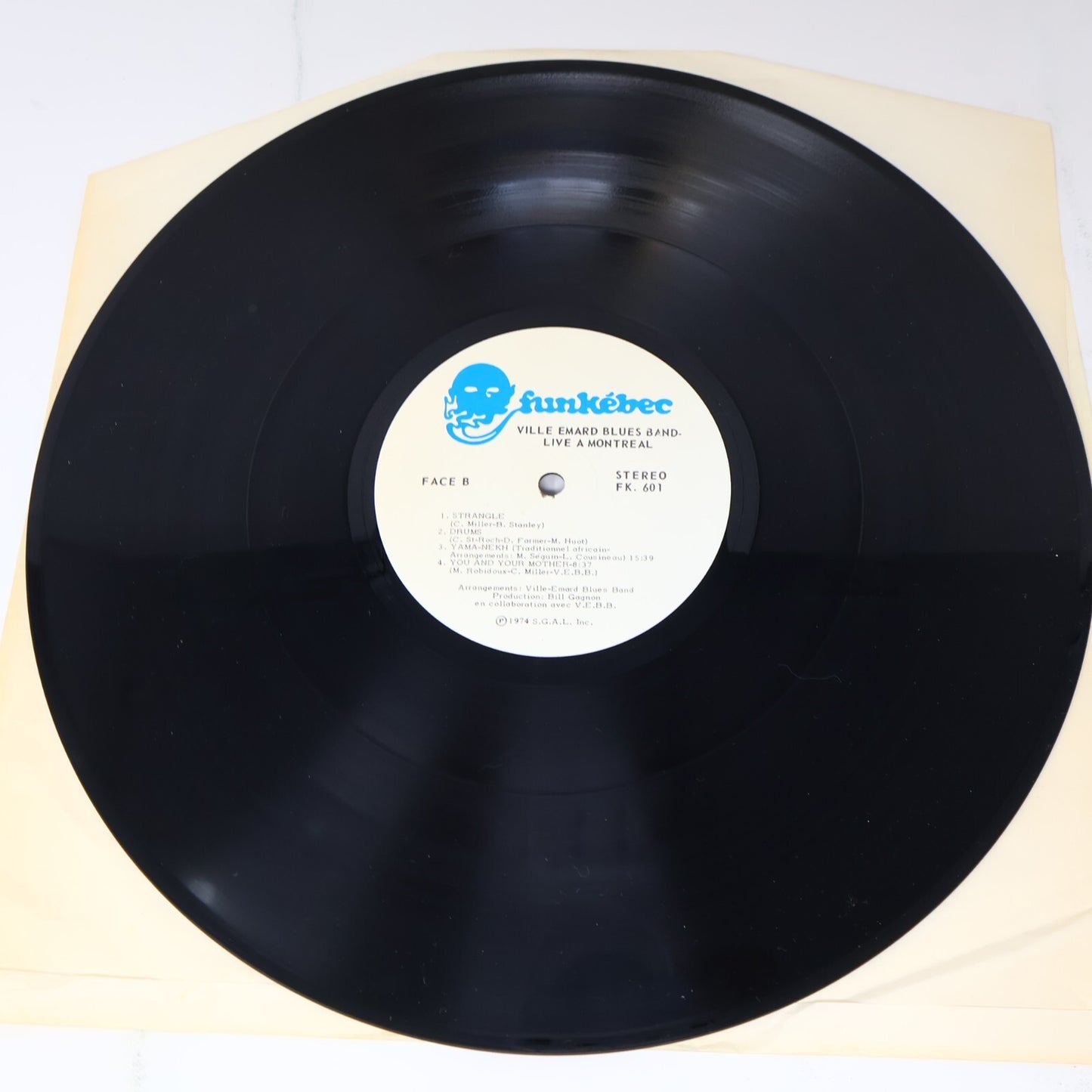 Ville Emard Blues Band Live À Montréal 1974 Disque 2x LP Record Vinyl Jazz/Rock