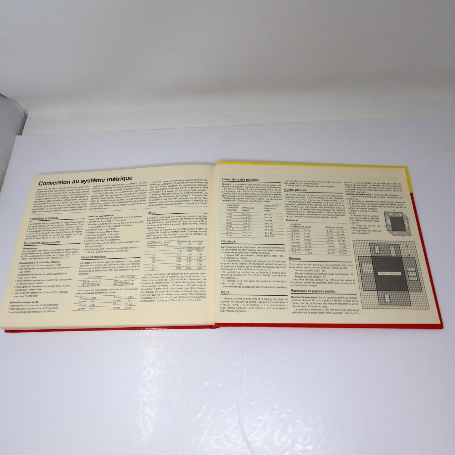 Nouveau Manuel Complet du Bricolage 1994 Français/French Guide Reader's Digest