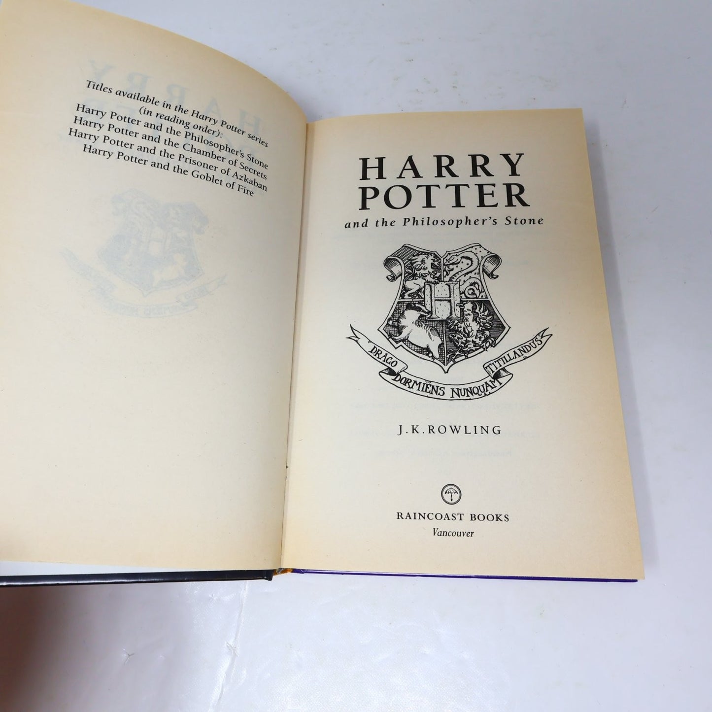 Harry Potter 1-7 Complete Set Books Lot Raincoast/Bloomsbury Rowling Hardcover