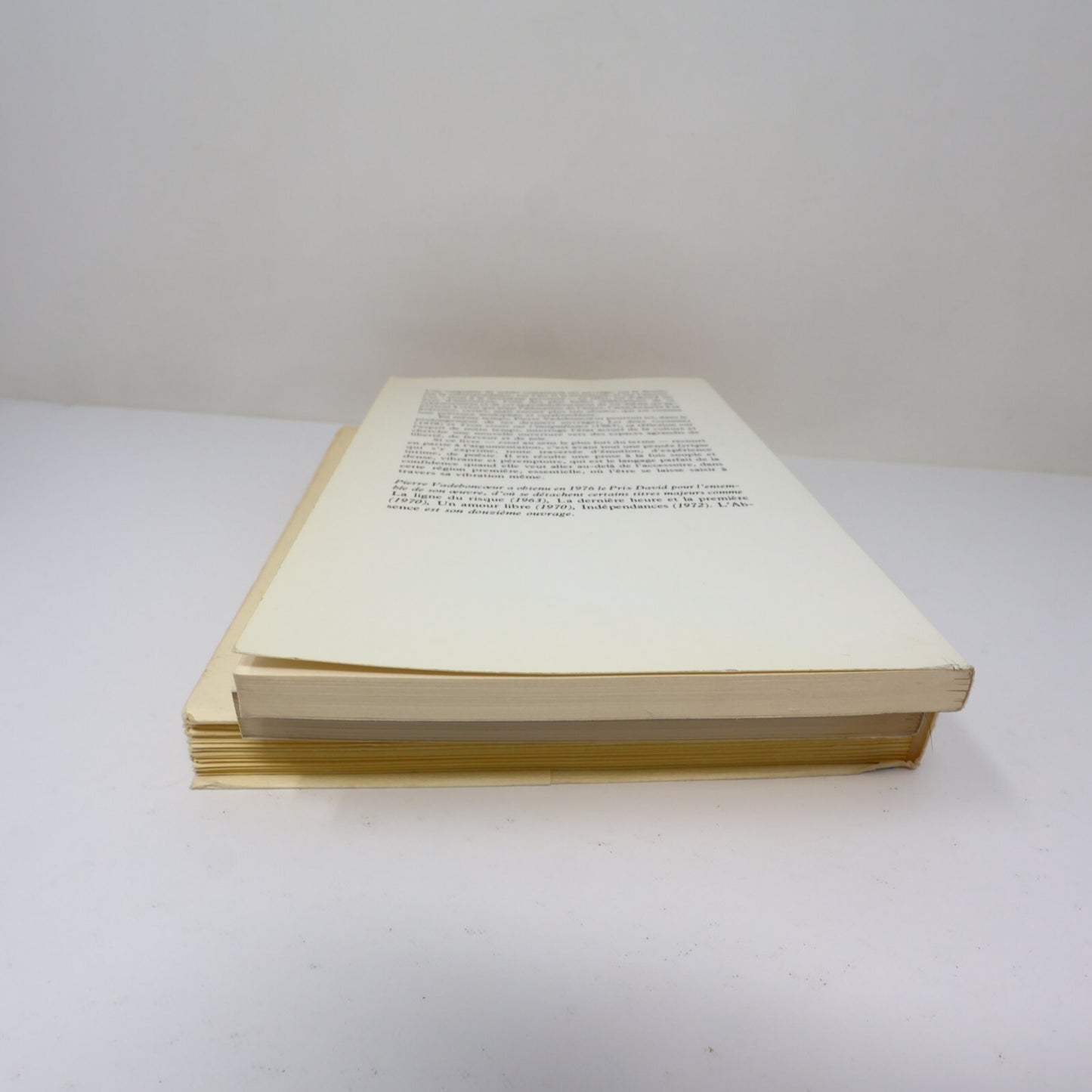 Pierre Vadeboncoeur Lot 3 Livres L'Absence/To Be/Deux Royaumes Essais Politique