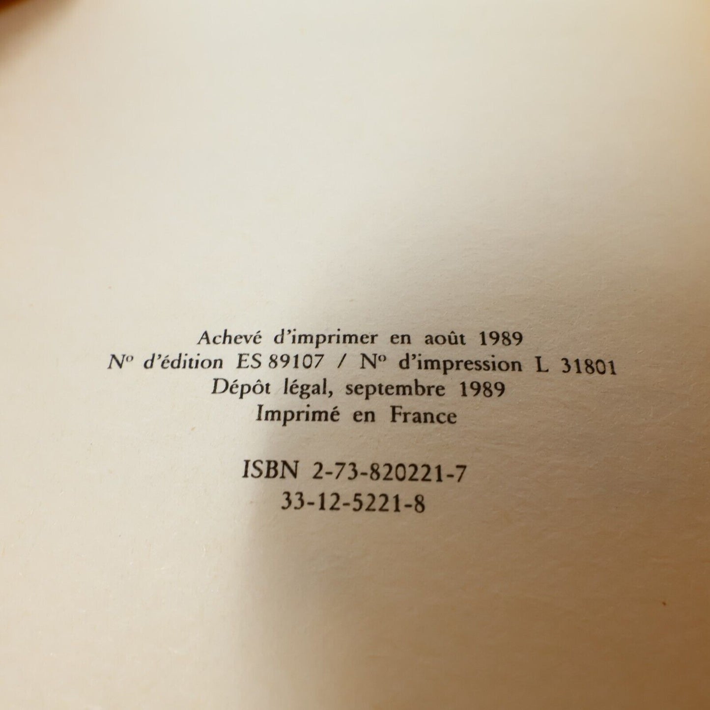 1989 Christine Succès du Livre de Stephen King Hardcover HC Éditions de la Seine