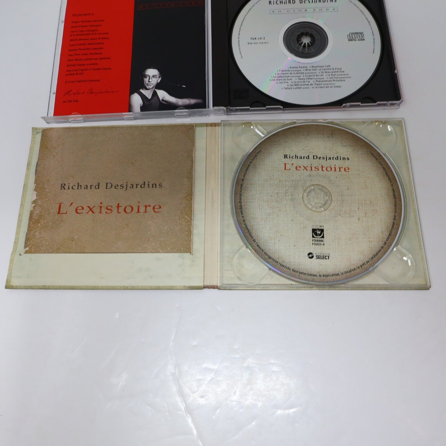 Richard Desjardins/Abbittibbi Lot 5 CD L'Existoire/Au Club Soda/Live/Boom Boom