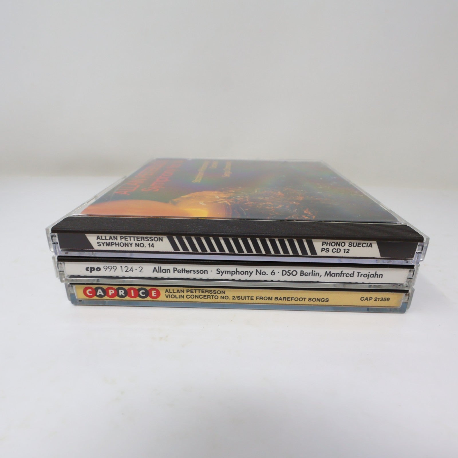 Allan Pettersson 3 CDs Lot Trojahn/Comissiona/Blomstedt Symphony #6 14