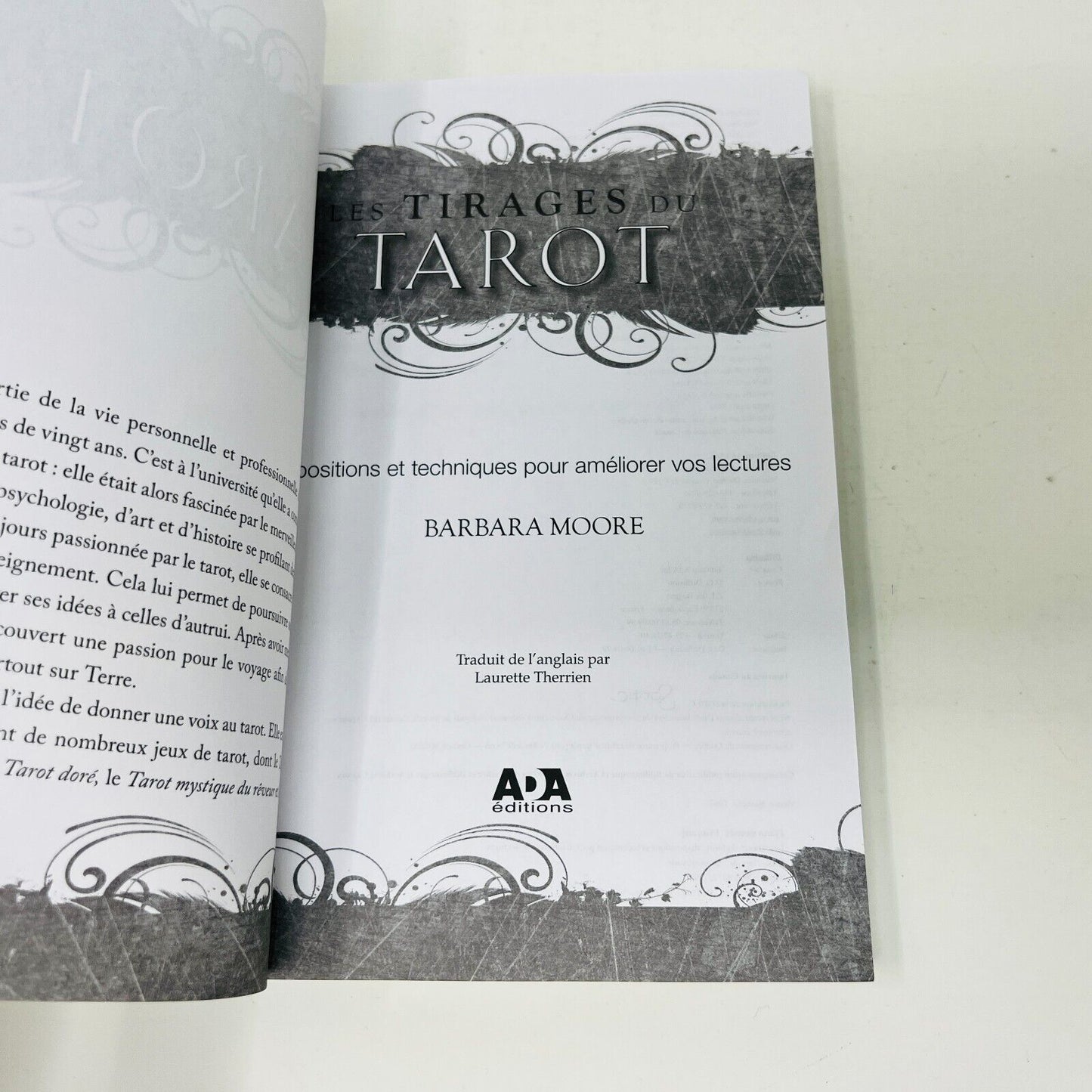 2013 Les Tirages du Tarot Améliorer vos Lectures de Barbara Moore ADA Français