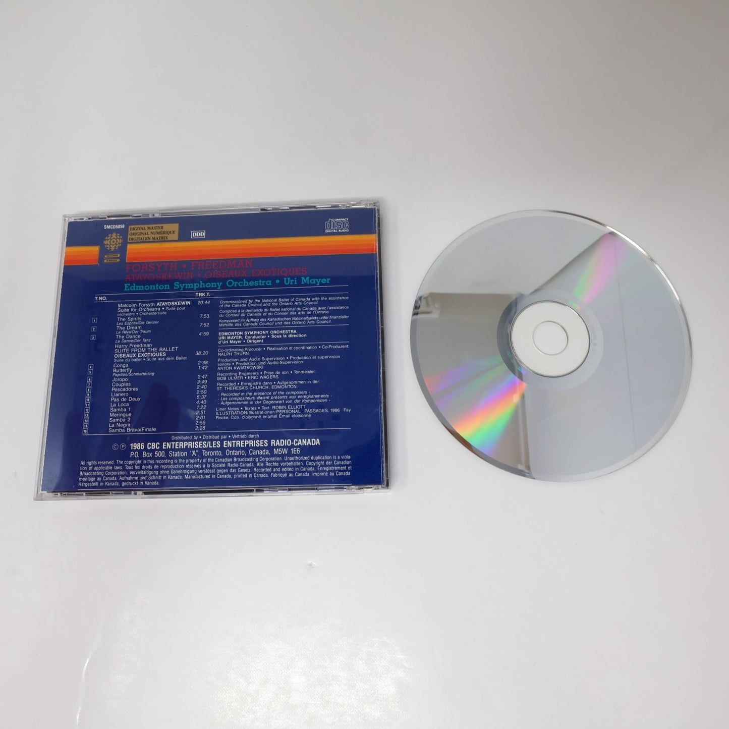 Forsyth/Freedman Atayoskewin/Oiseaux Exotiques CD Uri Mayer Edmonton Symphony