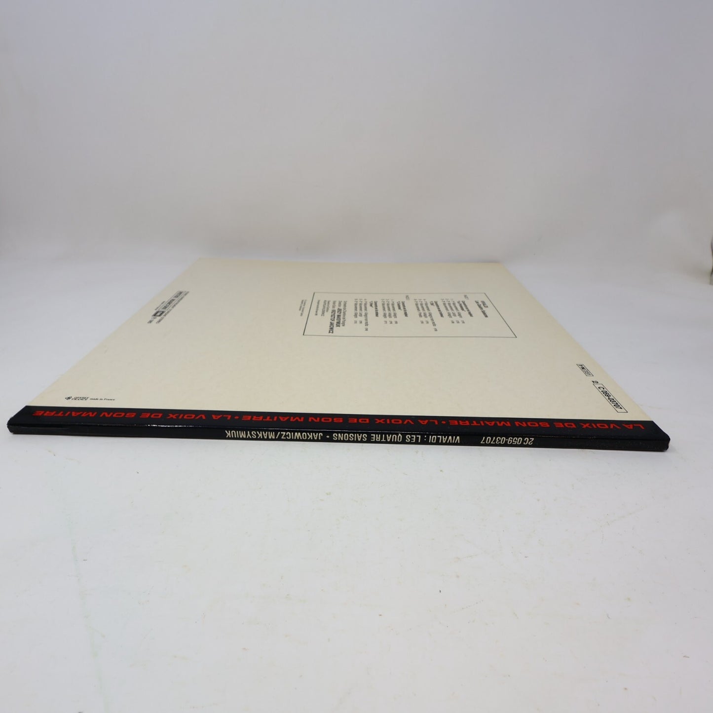 Jerzy Maksymiuk Vivaldi Les Quatre Saisons Orchestre Pologne Record C 059-03707