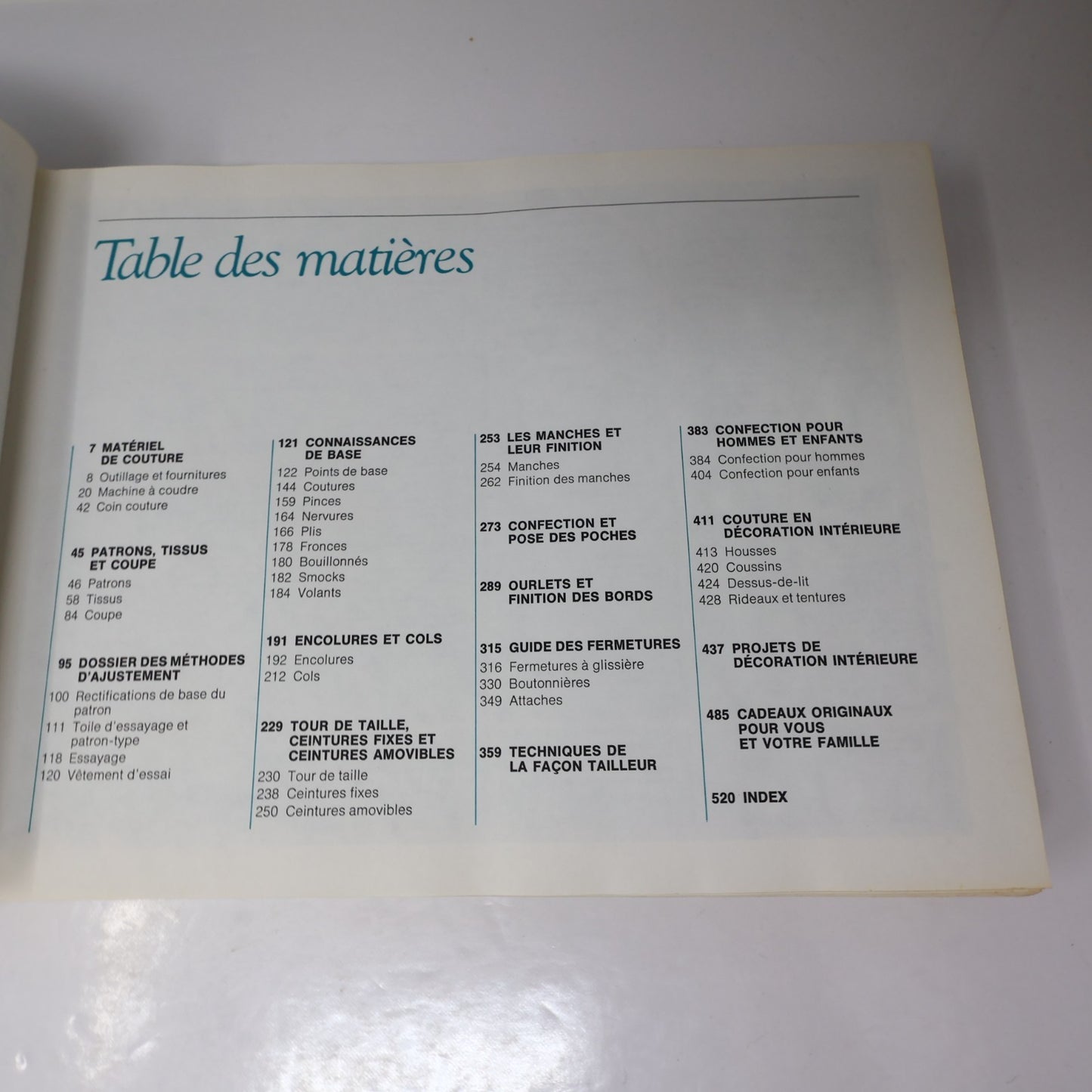 Guide de la Couture Pratique et Créative 1979 HC Reader's Digest Français Livre