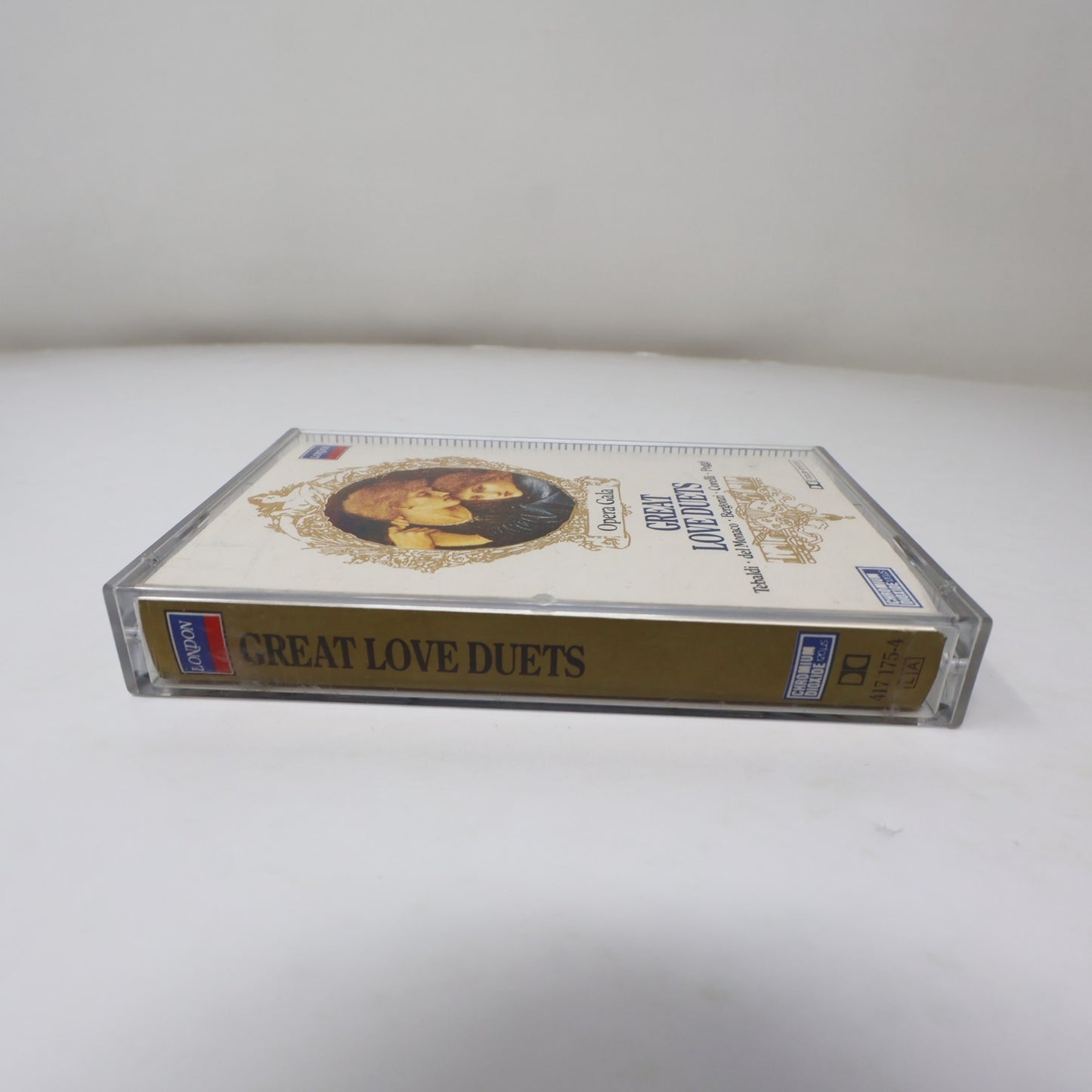 Great Love Duet Opera Gala Cassette Tebaldi/Del Monaco/Bergonzi/Corelli London