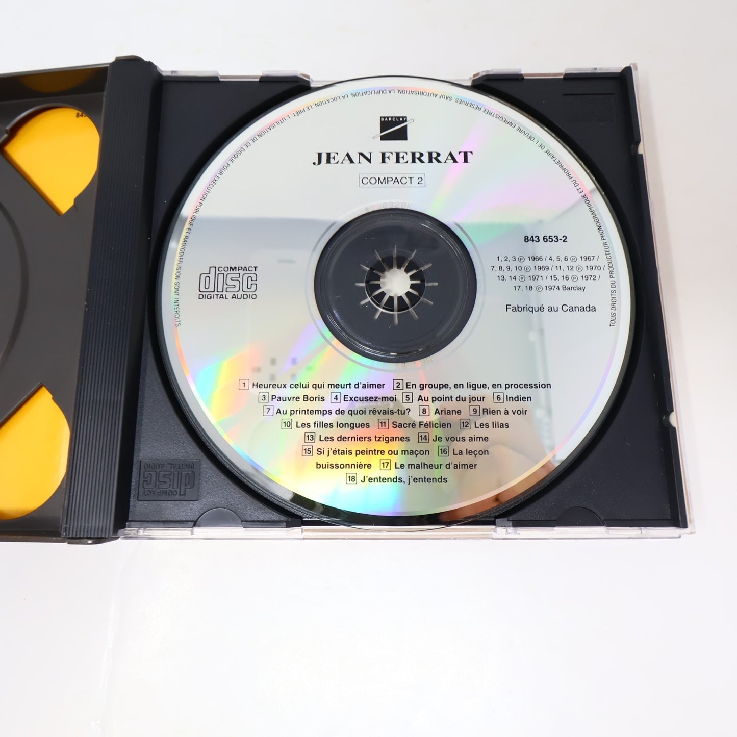 Jean Ferrat Volume 2 CD Les Enfants Terribles/C'est Beau la Vie/La Jeunesse