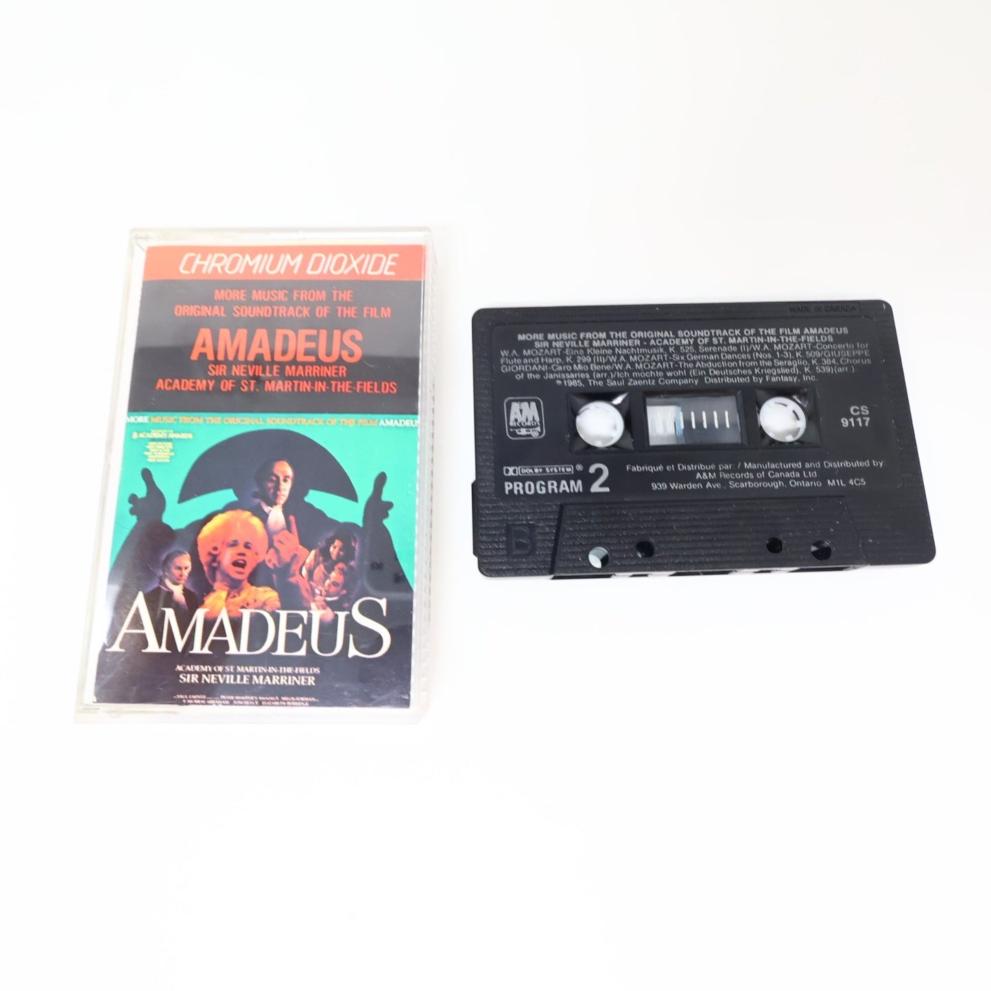 Amadeus/More Amadeus Original Movie Soundtrack 3 Cassettes Lot Neville Marriner