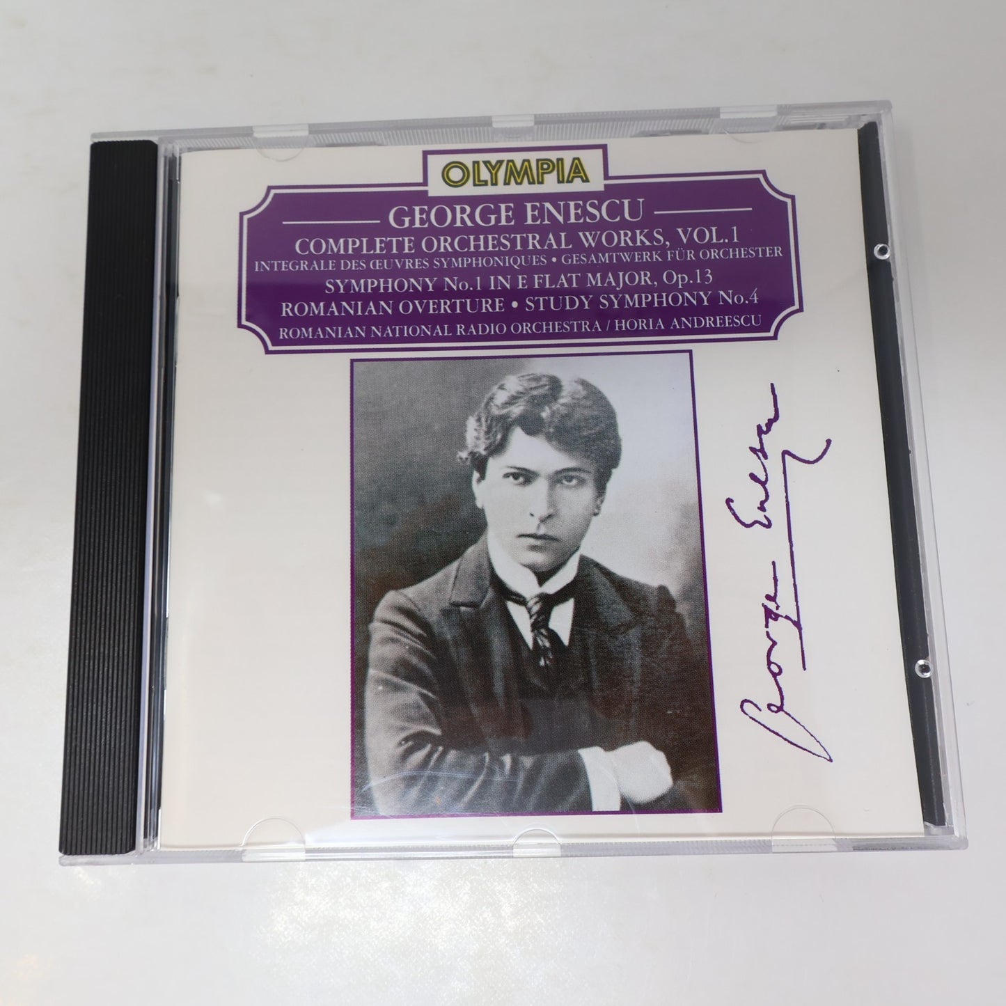 George Enescu CD Complete Orchestral Works 1 Horia Andreescu Symphony 1/Romanian