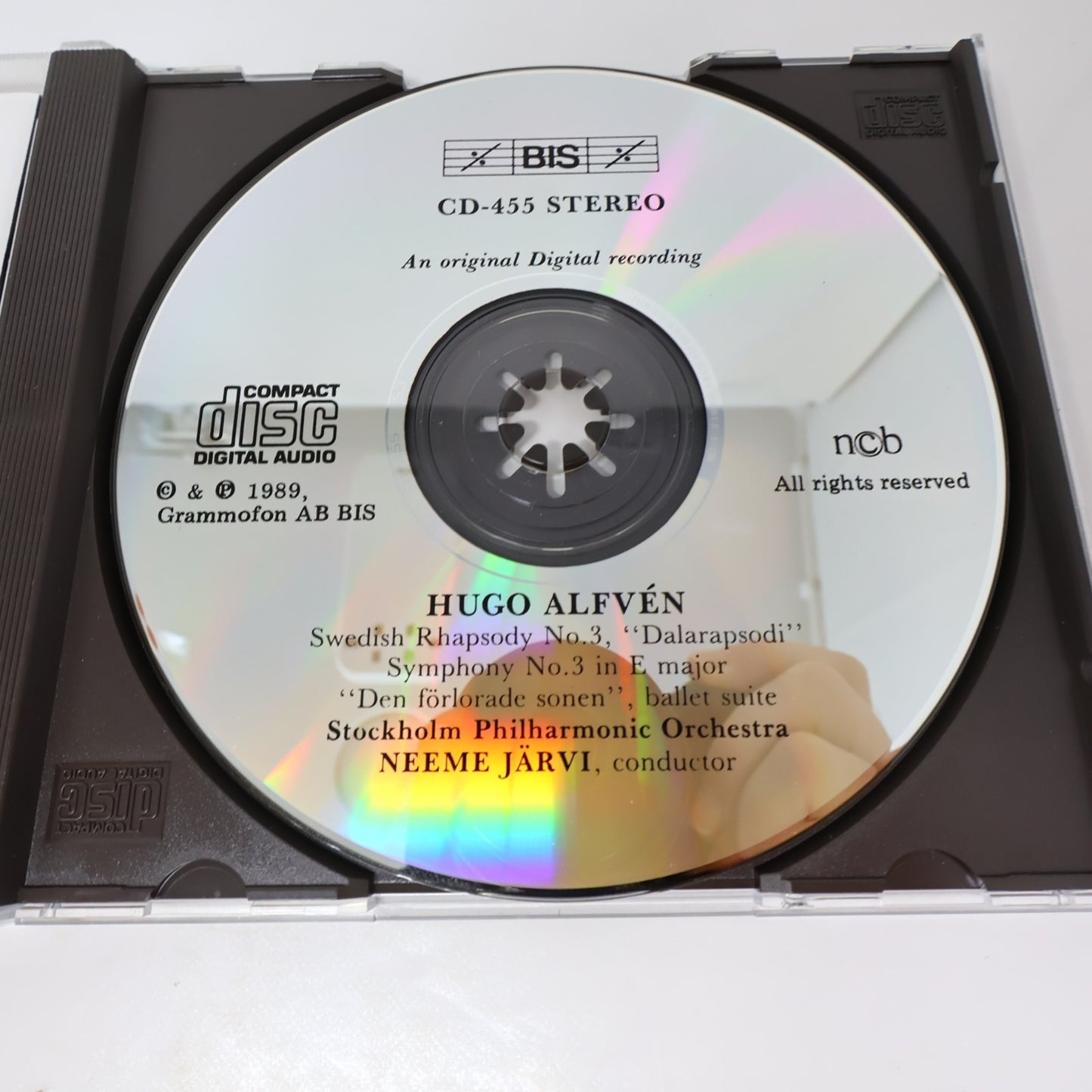 Hugo Alfvén 3 CD Lot Symphony 1-2-3 Stockholm Philharmonic Orchestra/Neeme Järvi