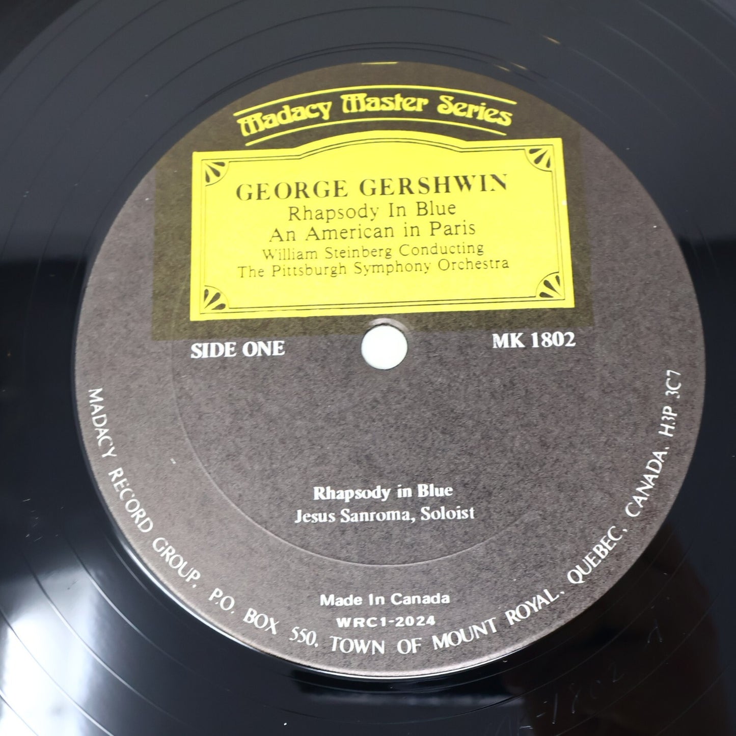 George Gershwin Rhapsody In Blue An American In Paris LP Record Vinyl MK 1802