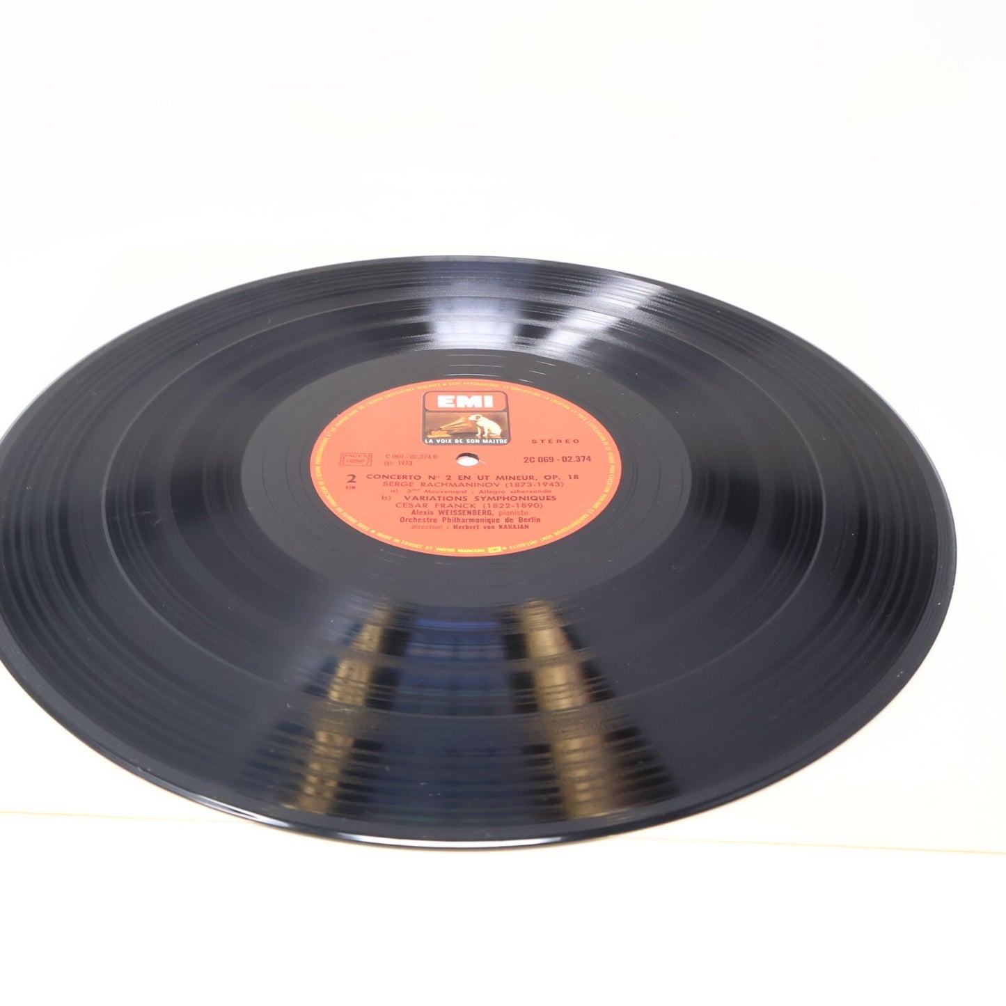 Weissenberg Karajan Berliner Rachmaninov Franck 1973 Disque Record C 069-02374