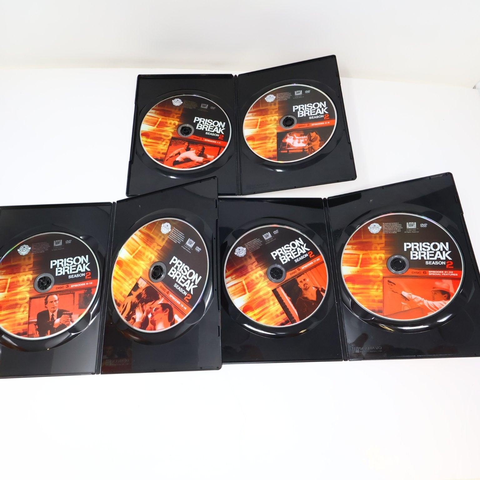 Prison Break Season 1 & 2 DVD Lot 2005-2007 Sets Wentworth Miller Region 1 NTSC