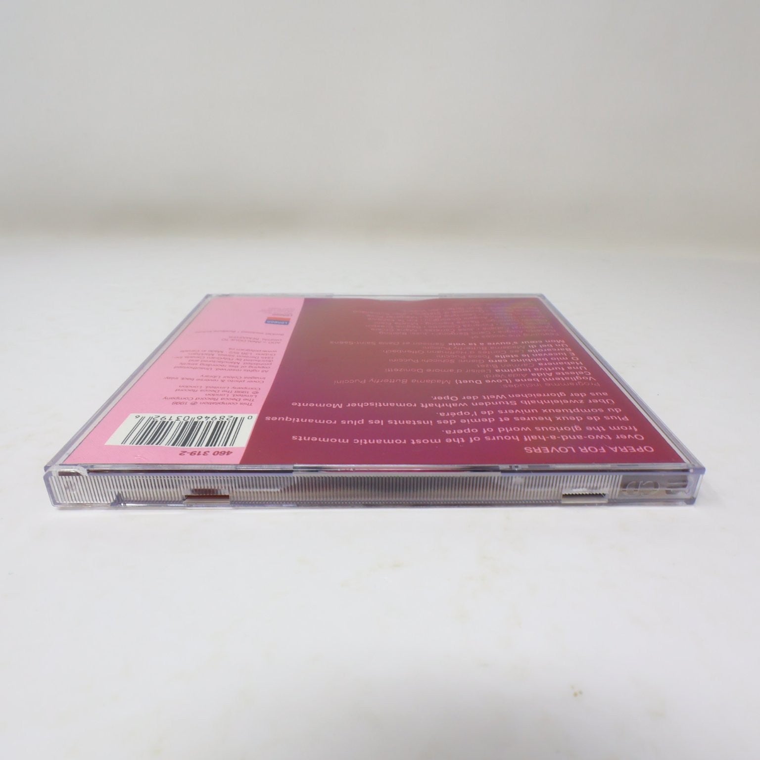 Opera For Lovers CD 1998 2CD Romantic Opera Classics London Verdi/Donizetti