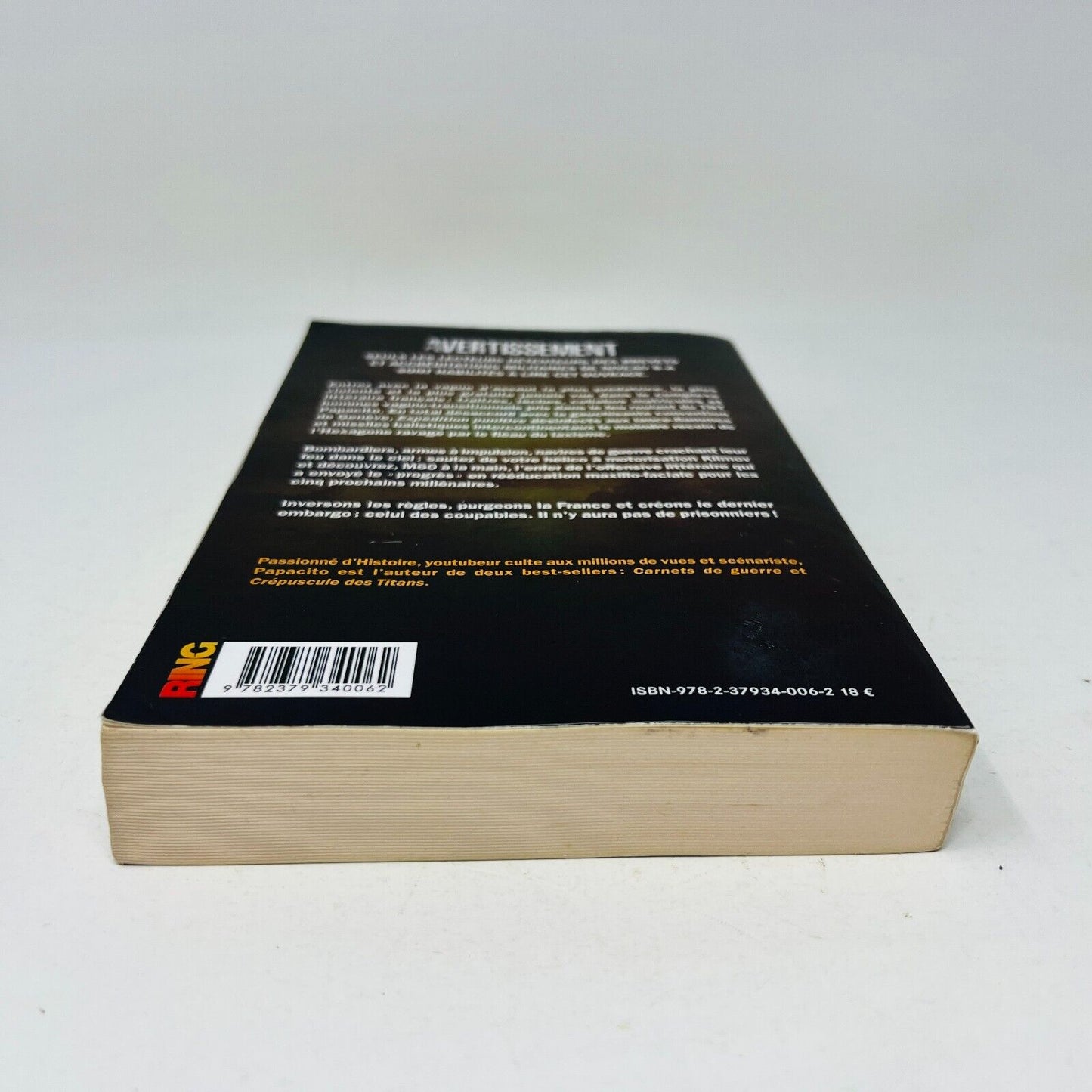 2020 Expédition Punitive Journal Satirique de Papacito Livre Ring en Français