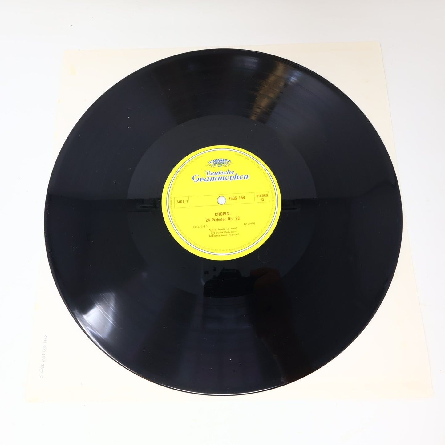 Chopin Géza Anda Preludes Op.28 / Polonaise Op.53 LP 1975 Record Piano 2535 154
