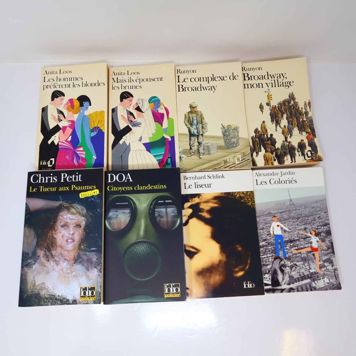 Folio Lot 34 Livres Gallimard Jardin/Kafka/Wolinski/Steinbeck/Poe Littérature PB