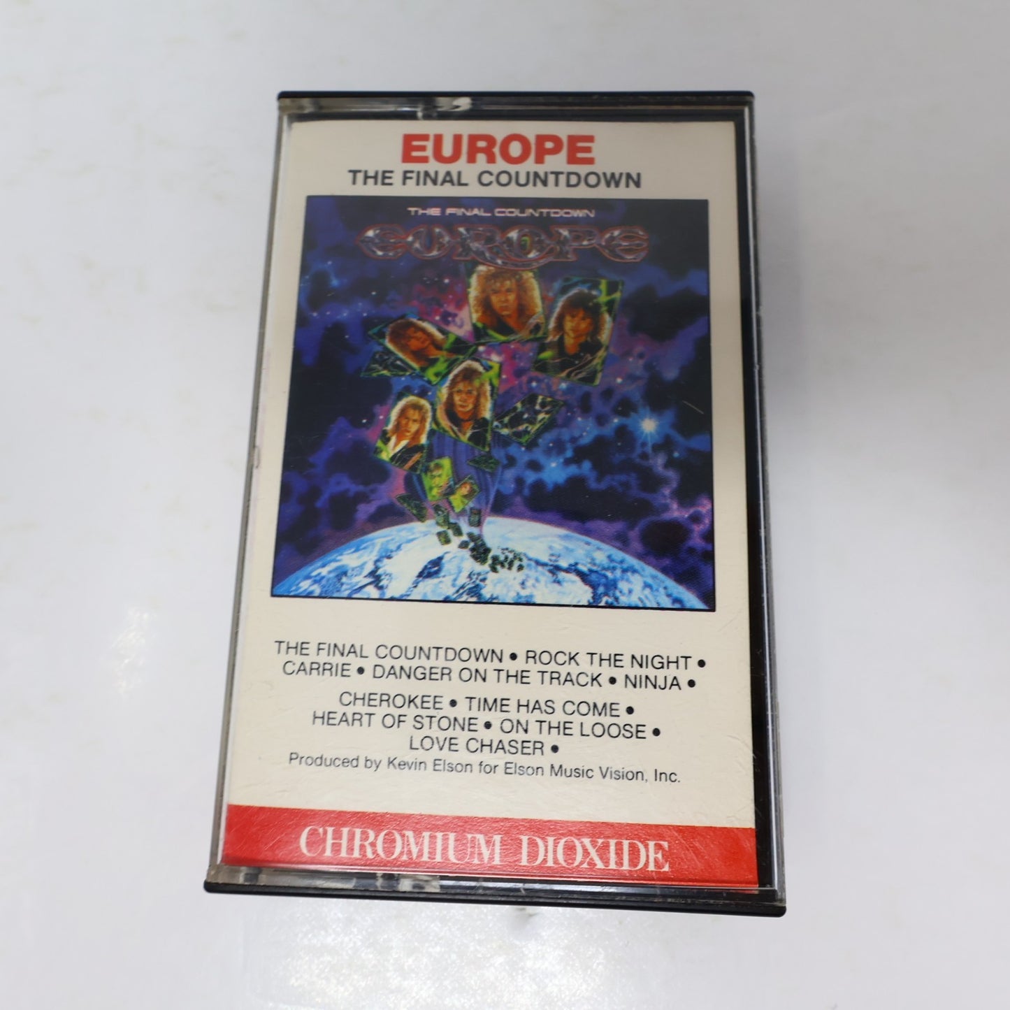 Europe The Final Countdown Cassette Rock Carrie/On The Loose 1986 FET-40241