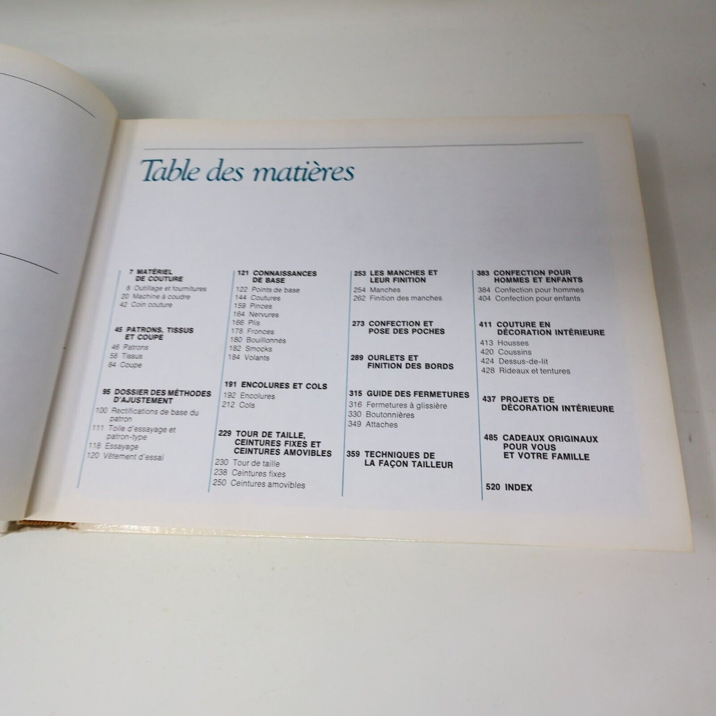 1976 Guide de la Couture Pratique et Créative Reader's Digest Français Hardcover
