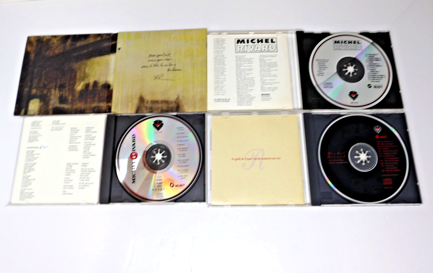 Michel Rivard Lot 4 CD Un Trou dans les Nuages/Le Goût de L'Eau/Roi de Rien
