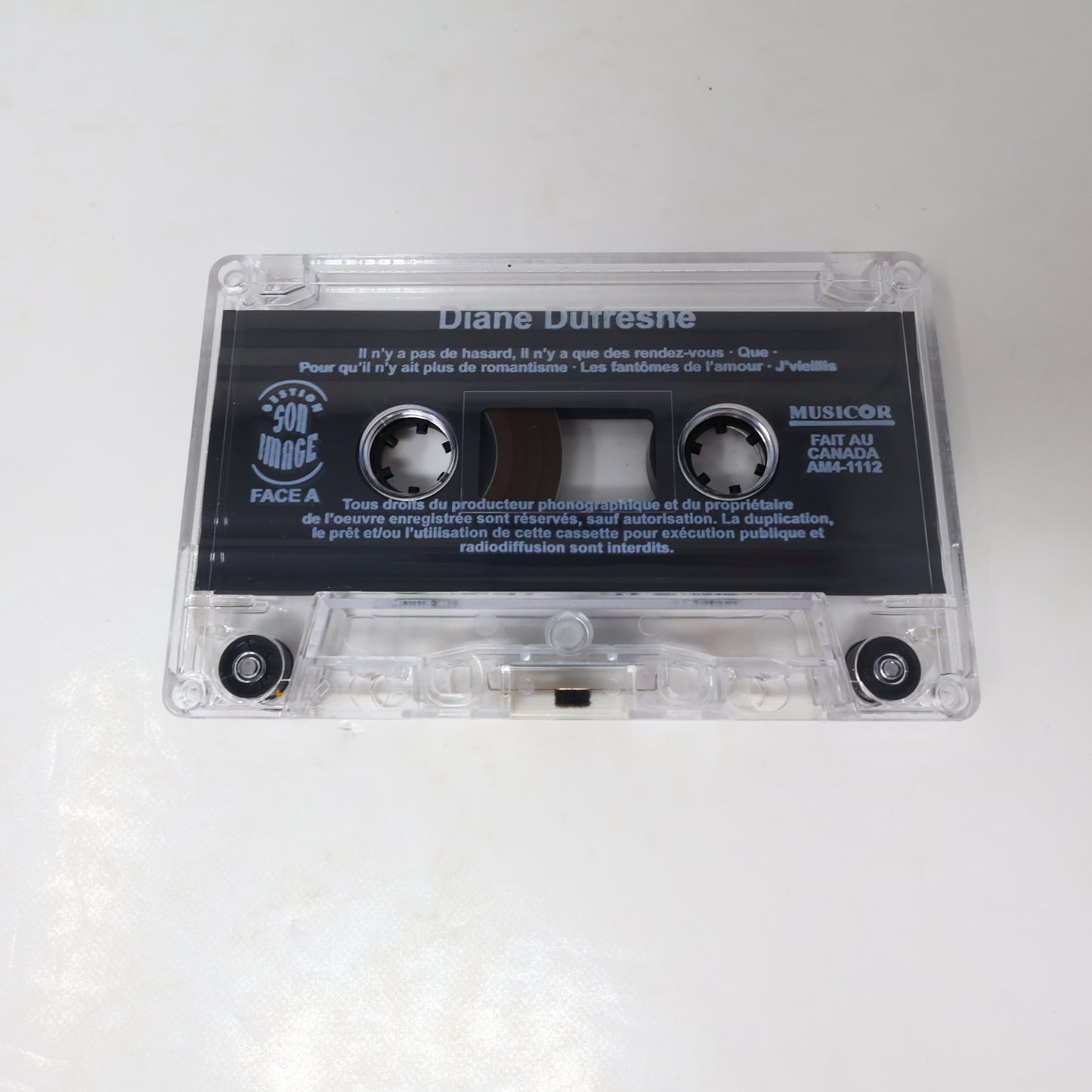 Diane Dufresne Cassette Éponyme I Love You Soho!/Le 304 1997 Musicor AM4 1112