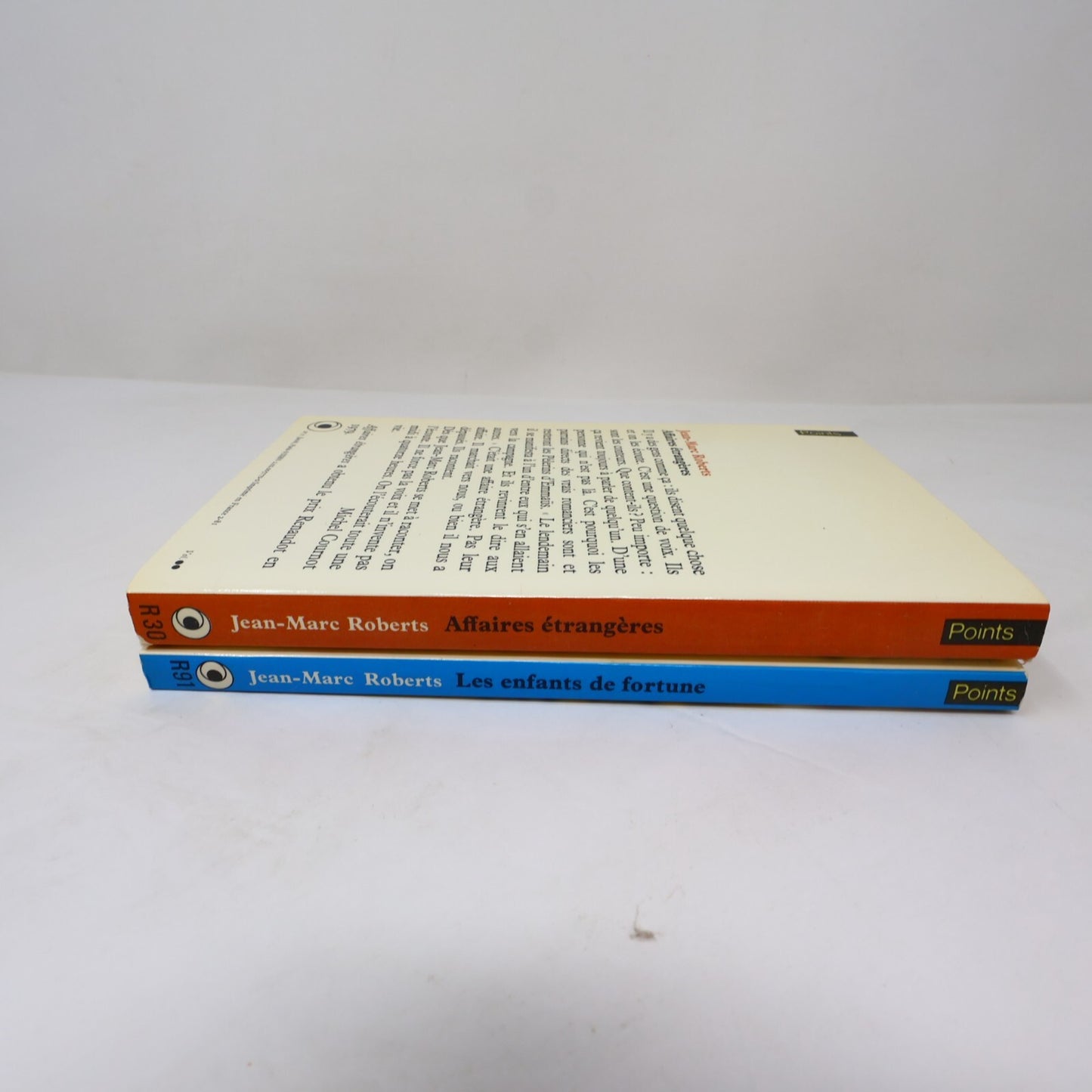 Jean-Marc Roberts Lot 2 Livres Les Enfants de Fortune/Affaires Étrangères Roman
